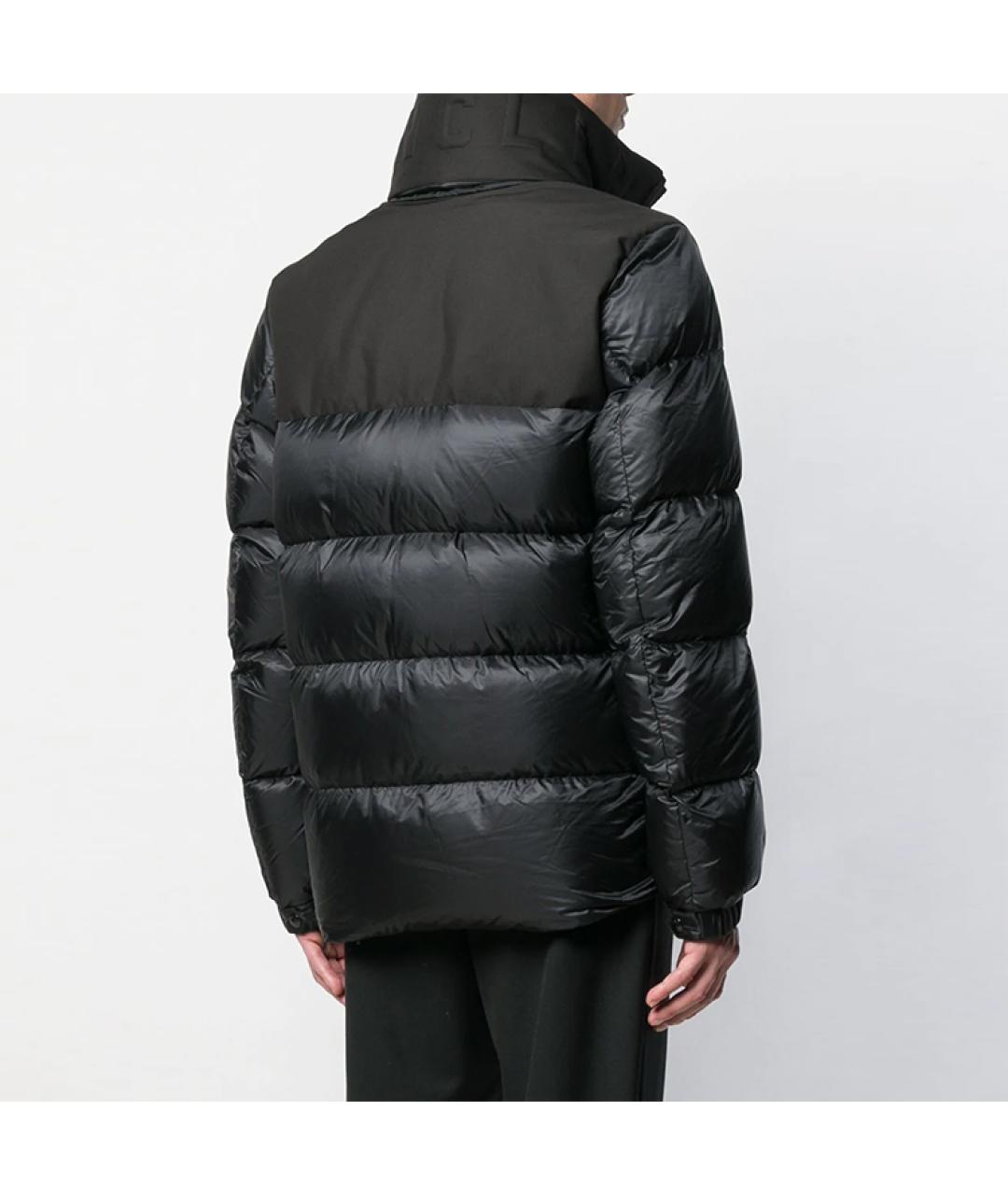 MONCLER Черный пуховик, фото 2