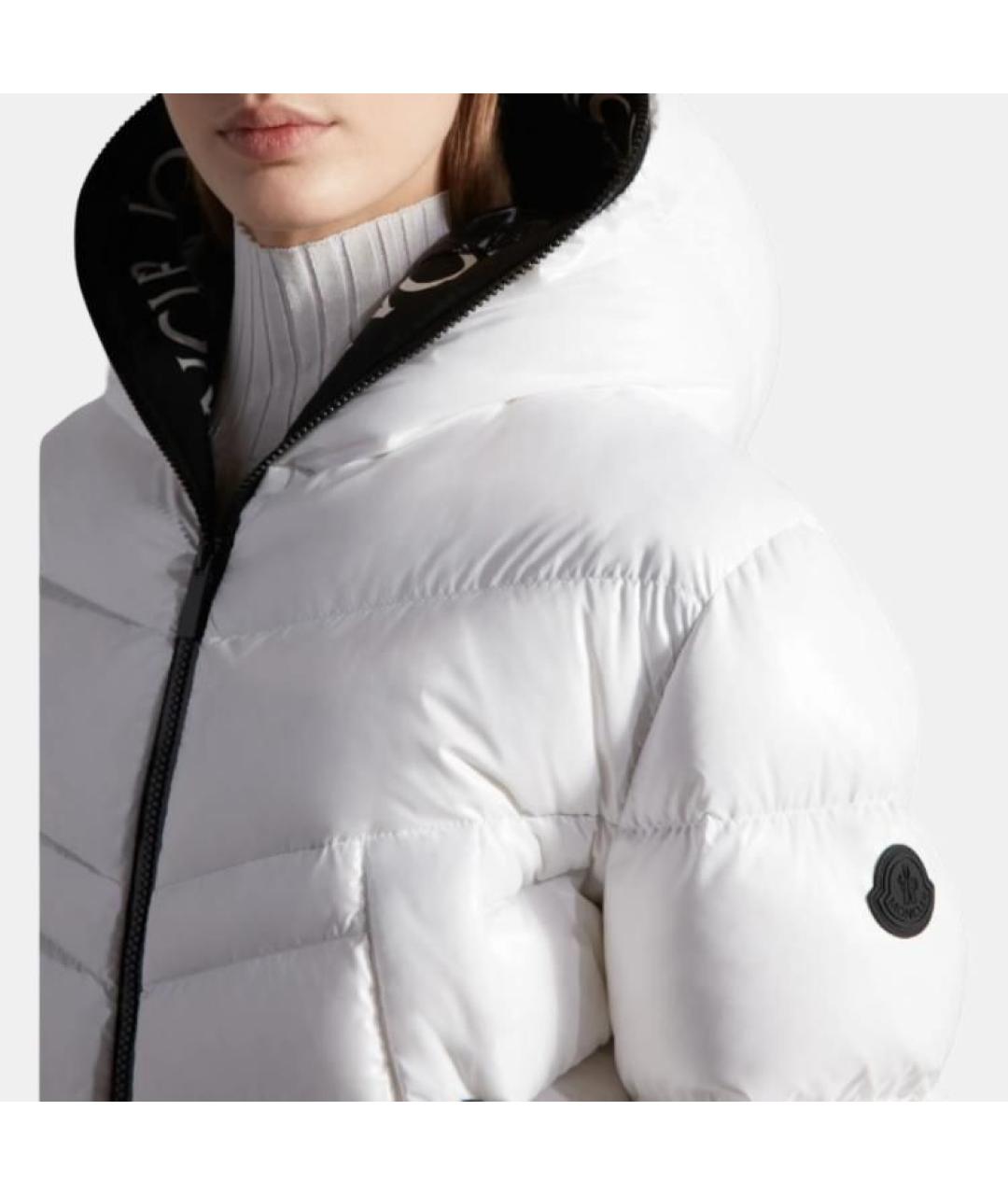 MONCLER Белый пуховик, фото 2