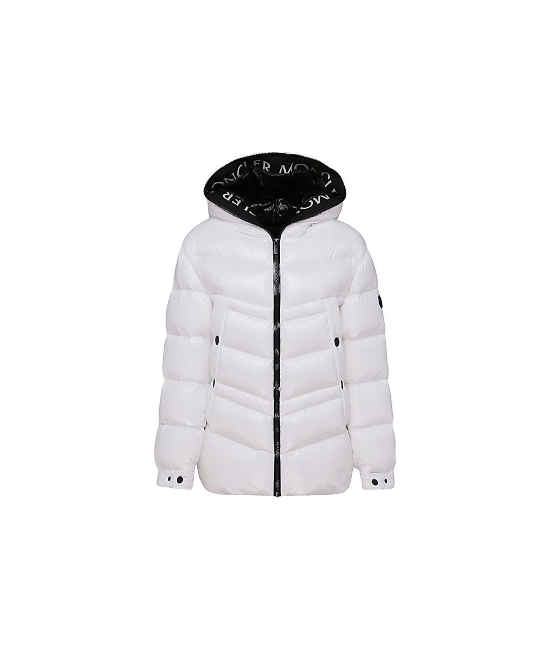 MONCLER Белый пуховик, фото 1