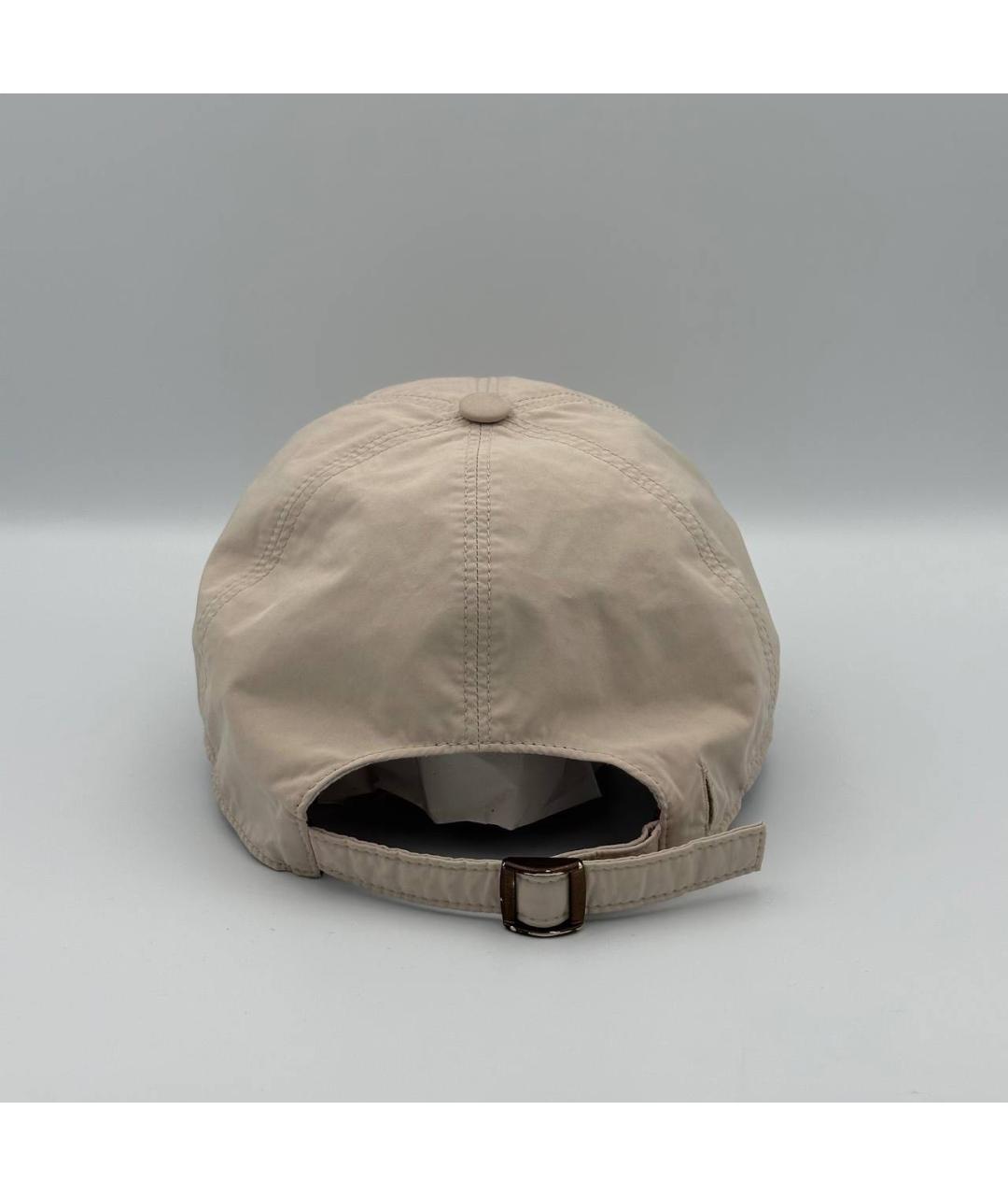BRUNELLO CUCINELLI Бежевая хлопковая кепка/бейсболка, фото 2
