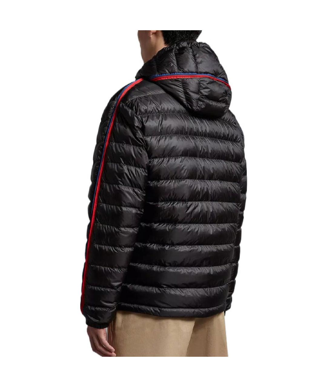 MONCLER Черная полиамидовая куртка, фото 4