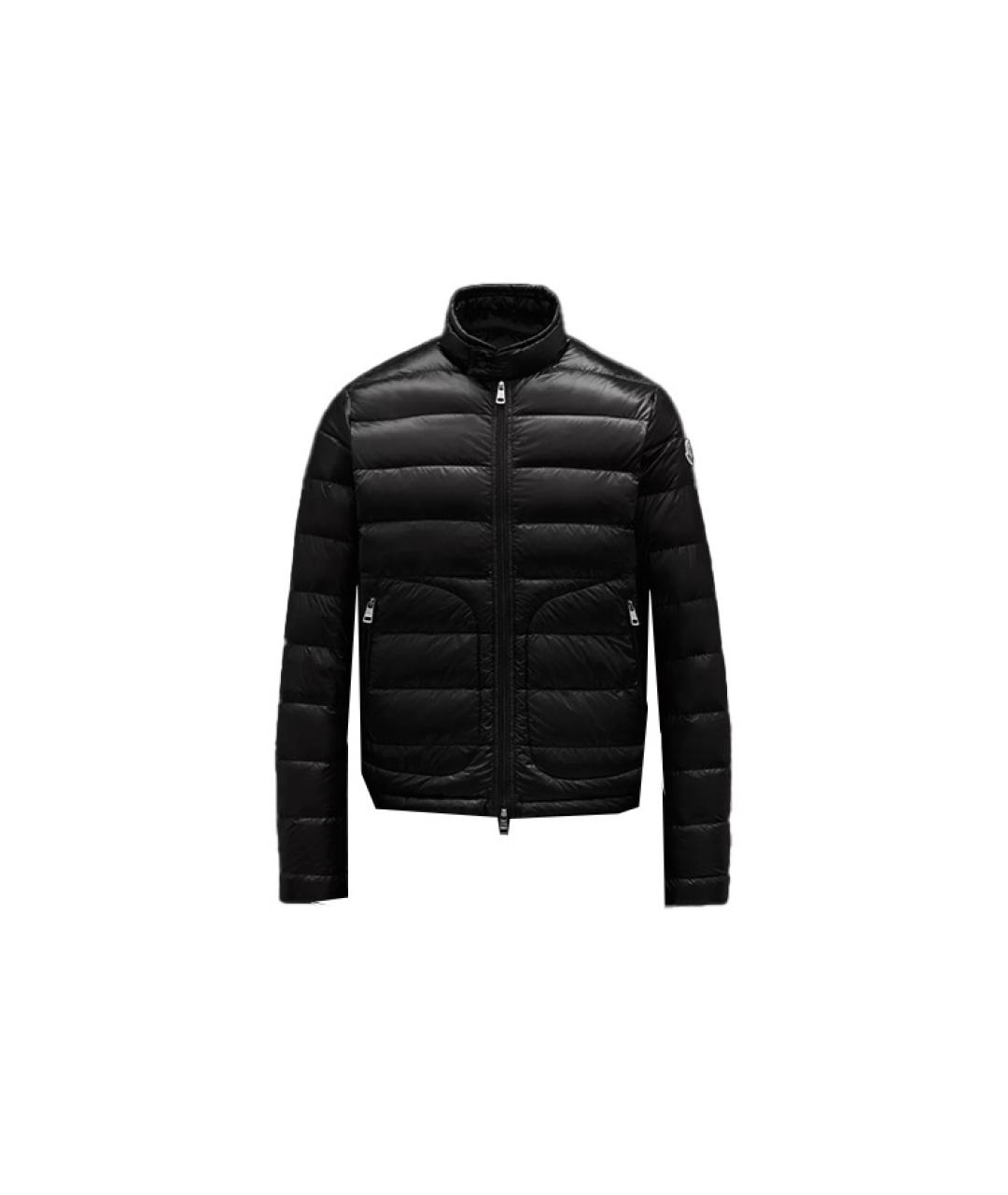 MONCLER Черный пуховик, фото 5