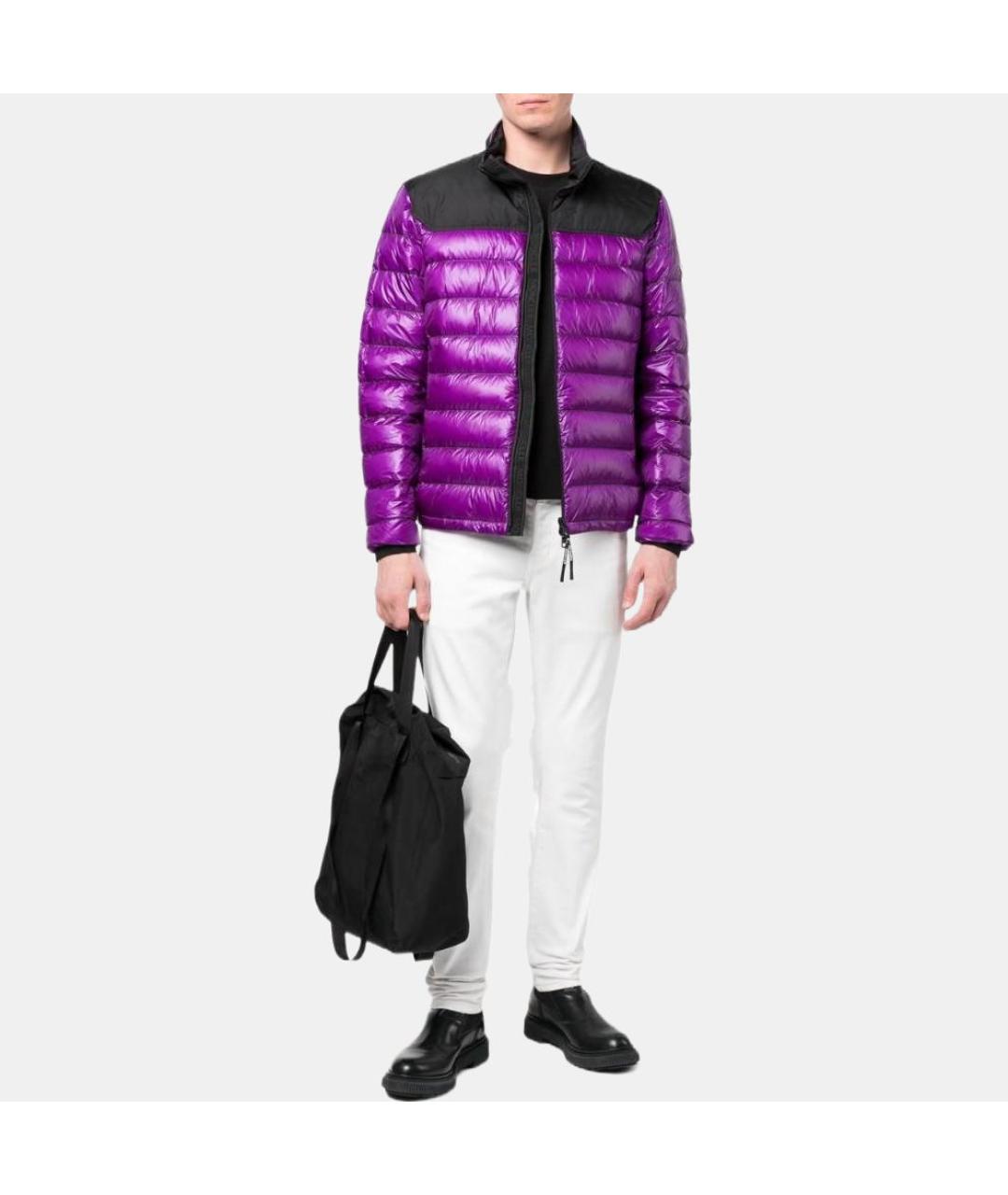 MONCLER Фиолетовый пуховик, фото 4