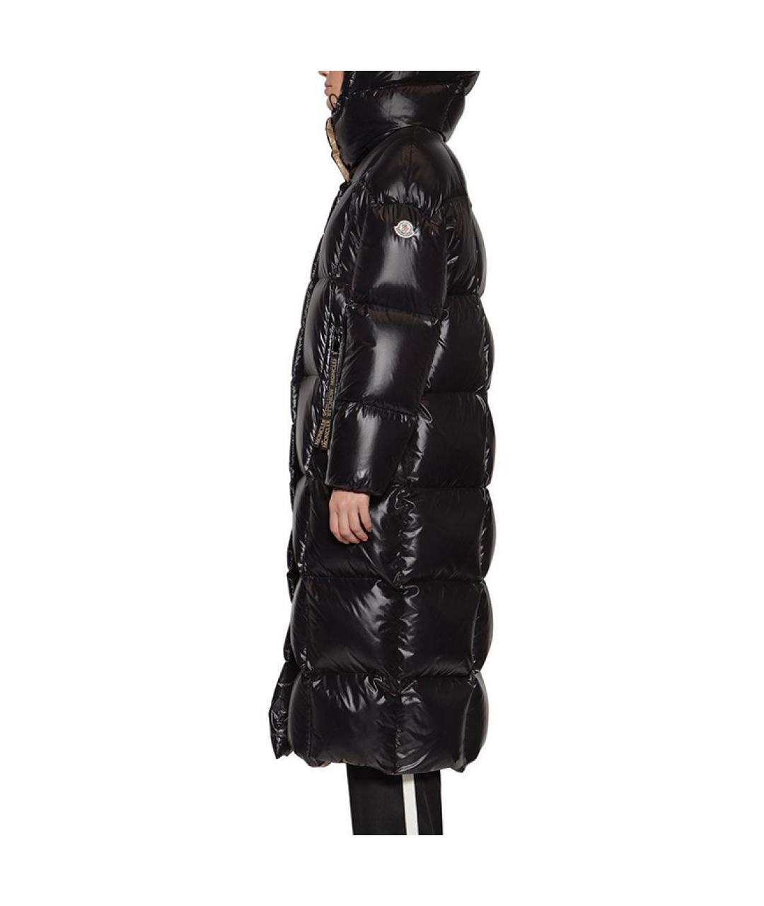 MONCLER Черный пуховик, фото 5