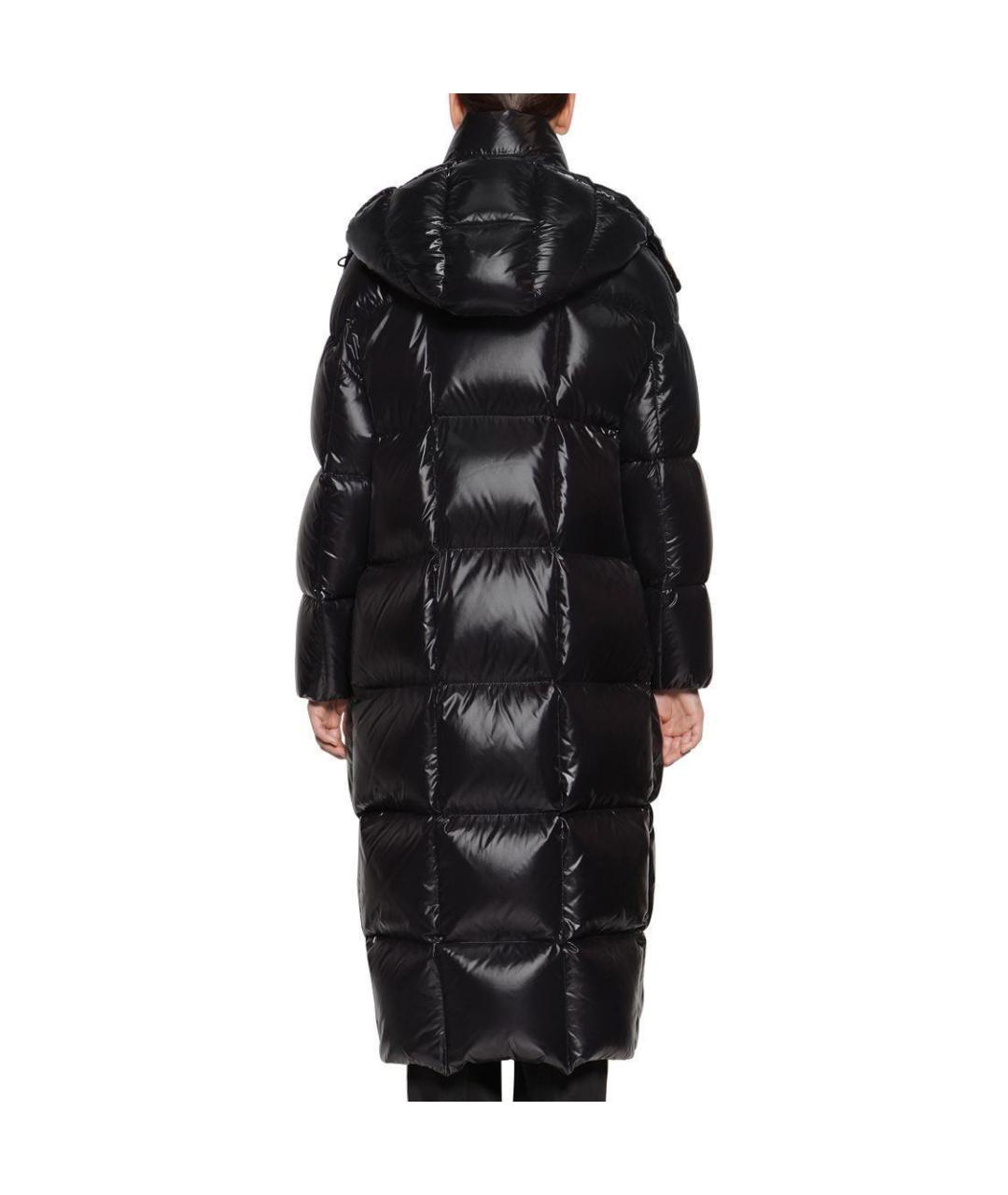 MONCLER Черный пуховик, фото 3