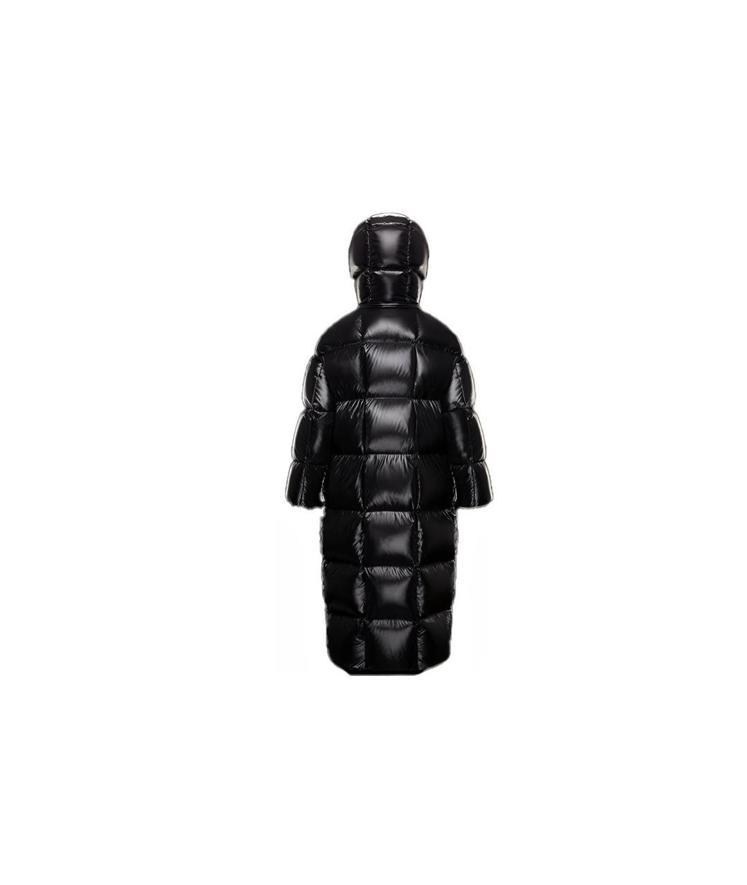 MONCLER Черный пуховик, фото 2