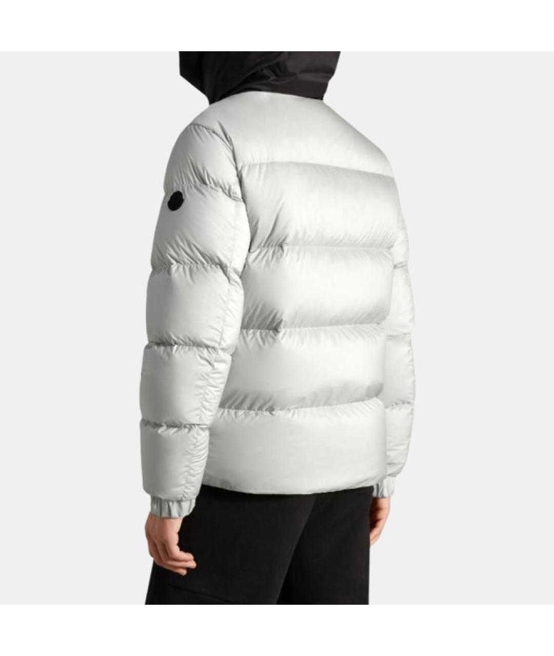 MONCLER Серый пуховик, фото 3