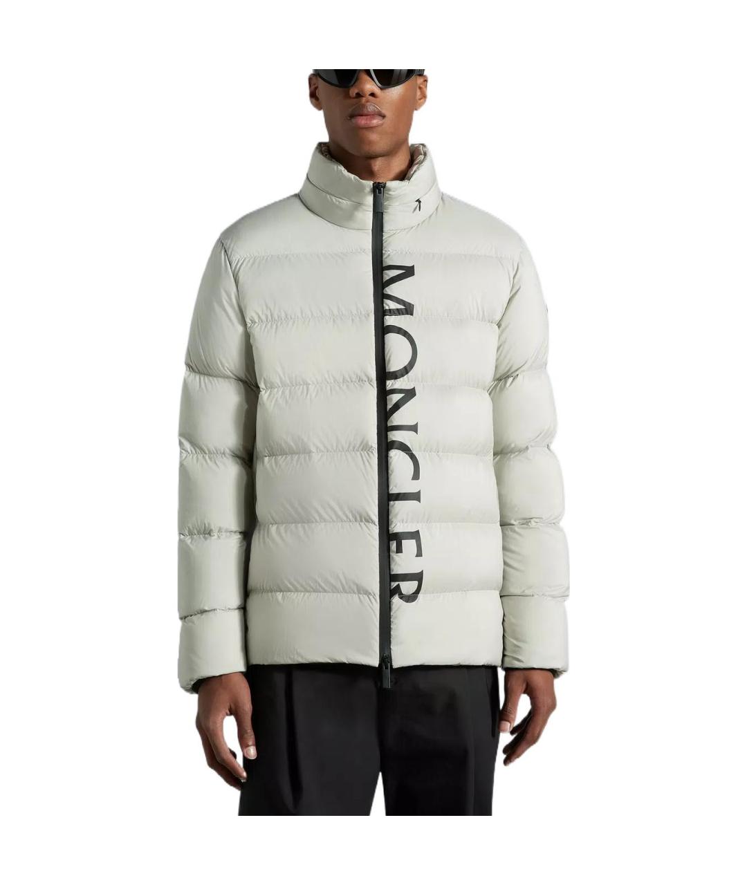 MONCLER Белый пуховик, фото 3
