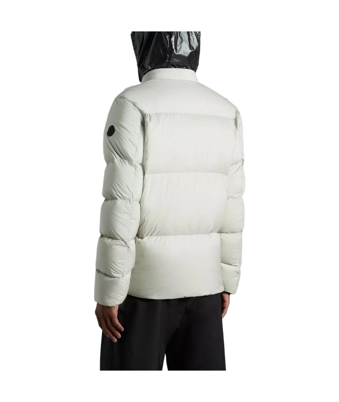 MONCLER Белый пуховик, фото 4