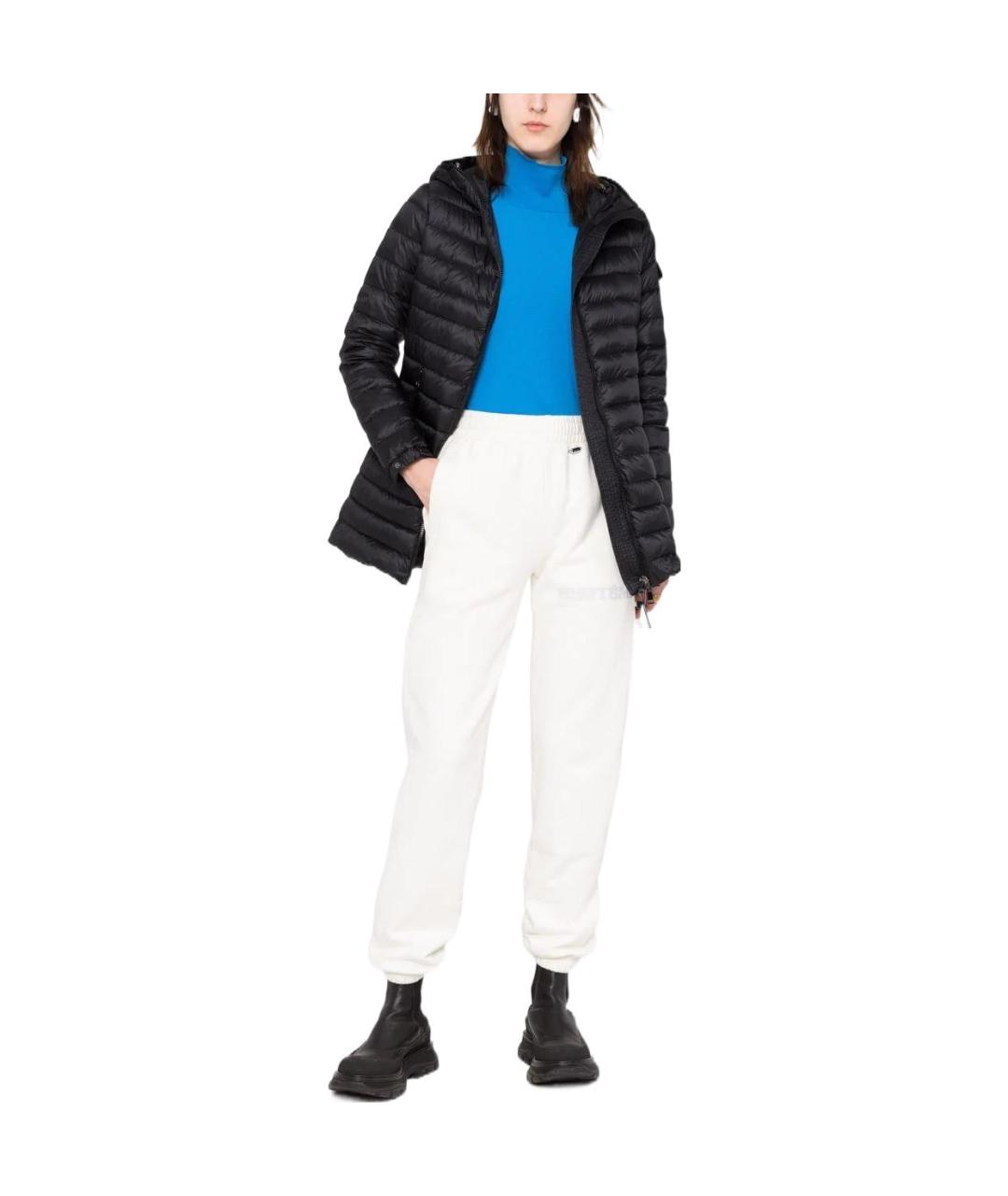 MONCLER Черная полиамидовая куртка, фото 2