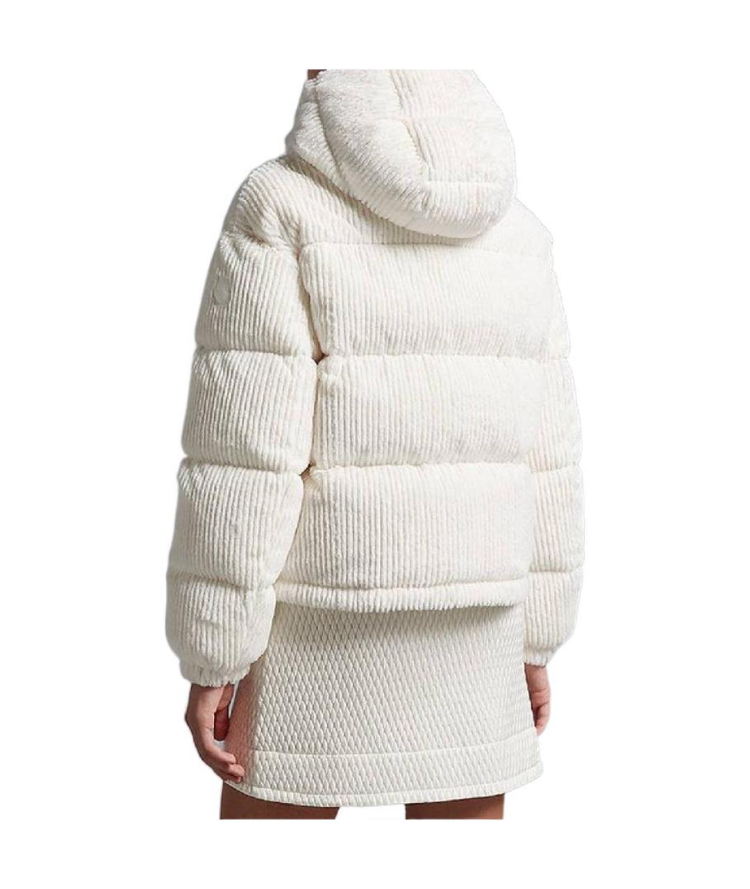 MONCLER Белая куртка, фото 4