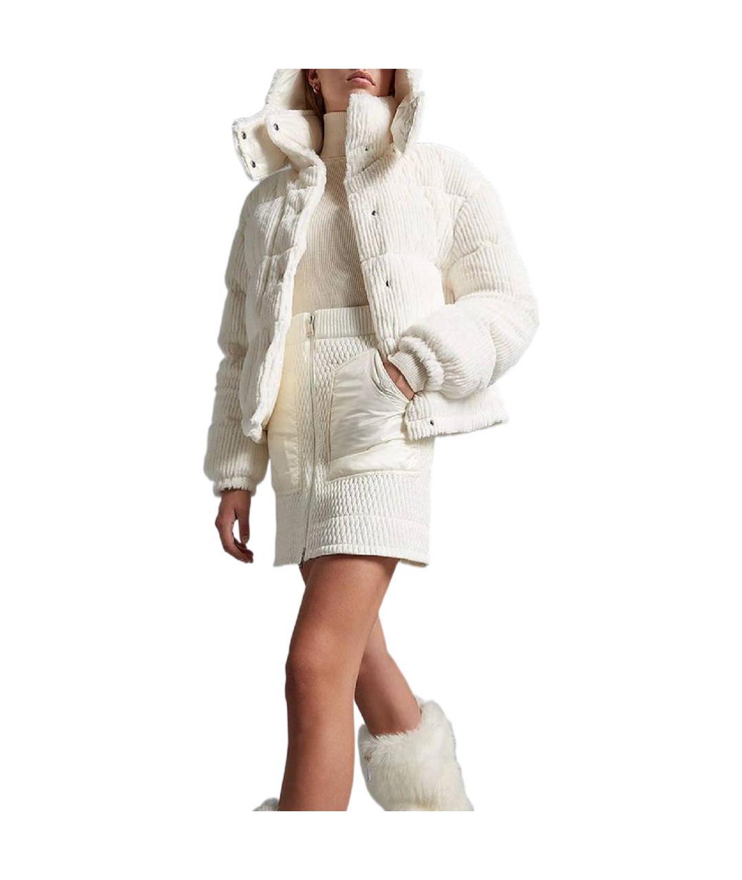 MONCLER Белая куртка, фото 2