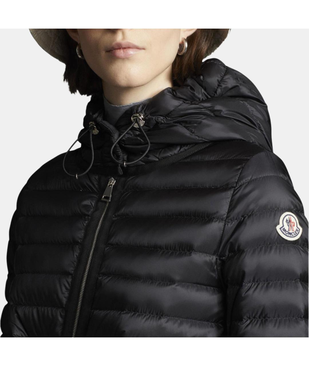 MONCLER Черный пуховик, фото 5