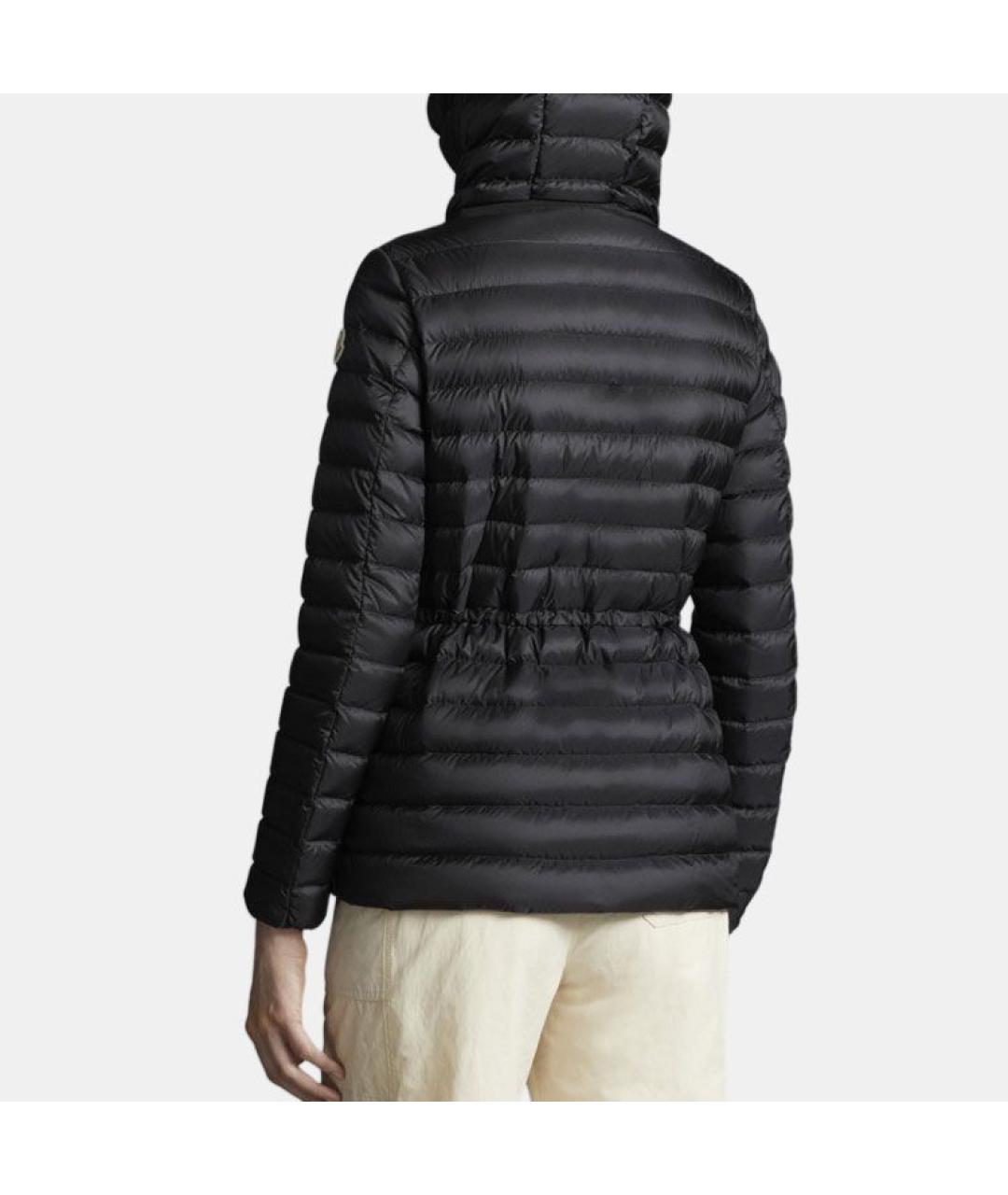 MONCLER Черный пуховик, фото 4