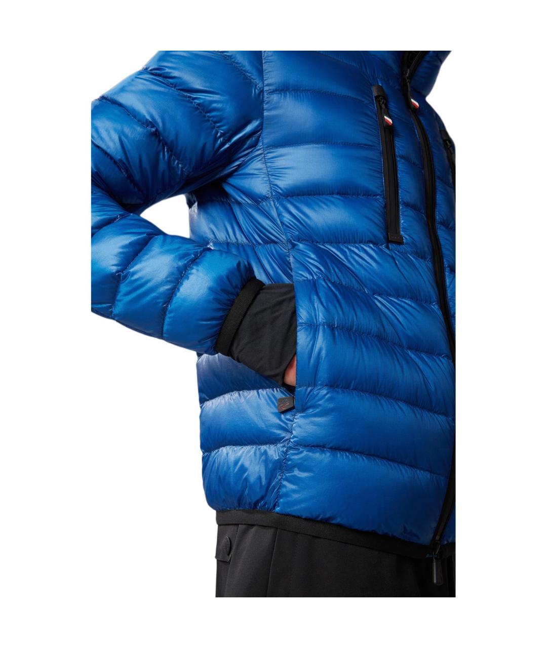 MONCLER Синий пуховик, фото 5