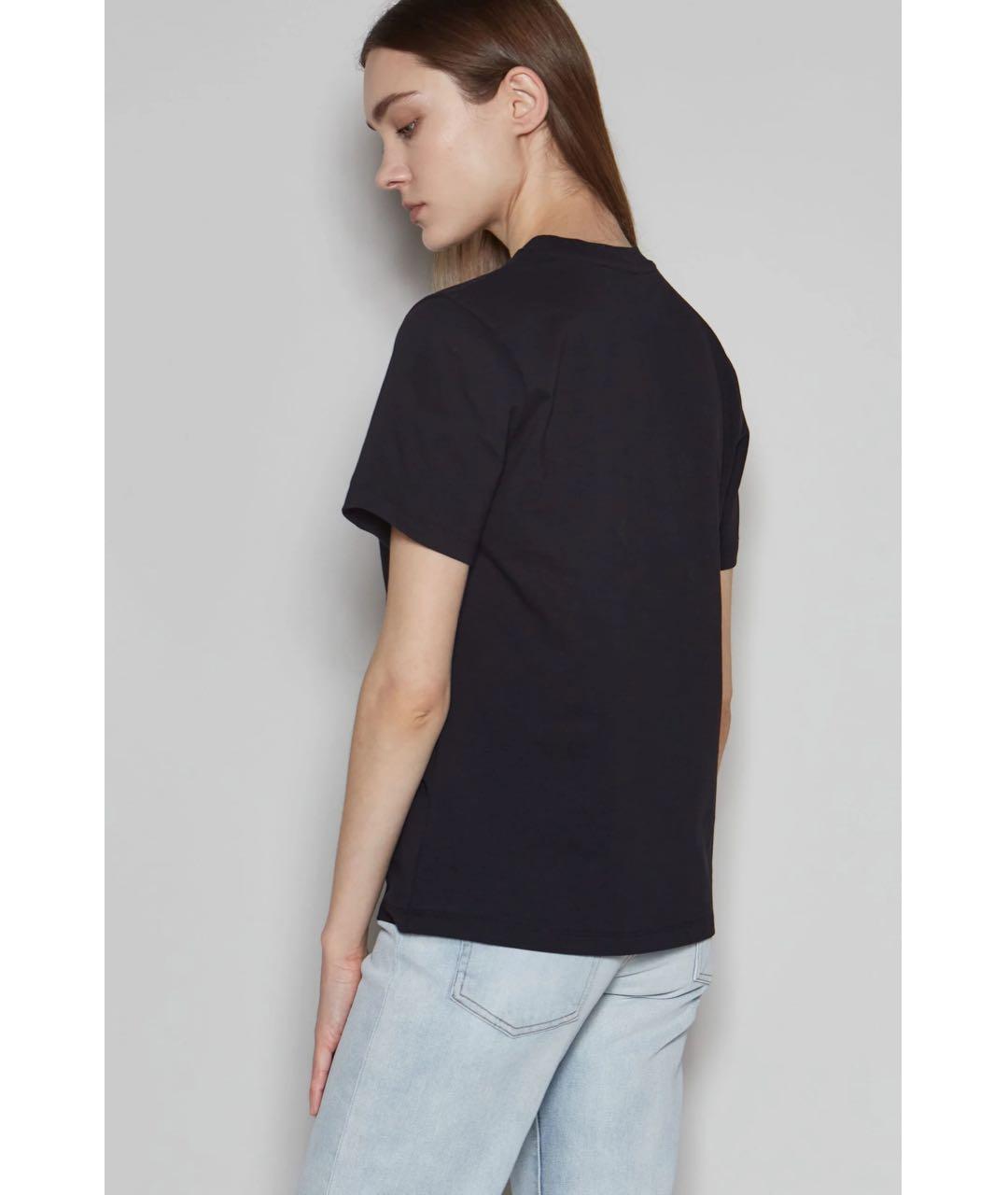 COPERNI Черная хлопковая футболка, фото 2