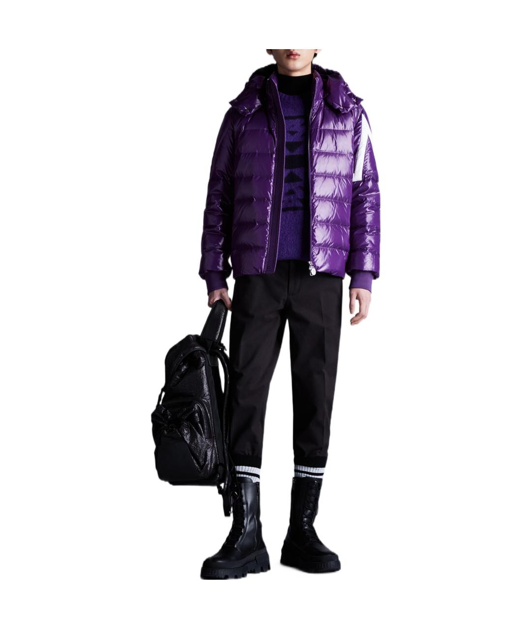 MONCLER Фиолетовый пуховик, фото 2