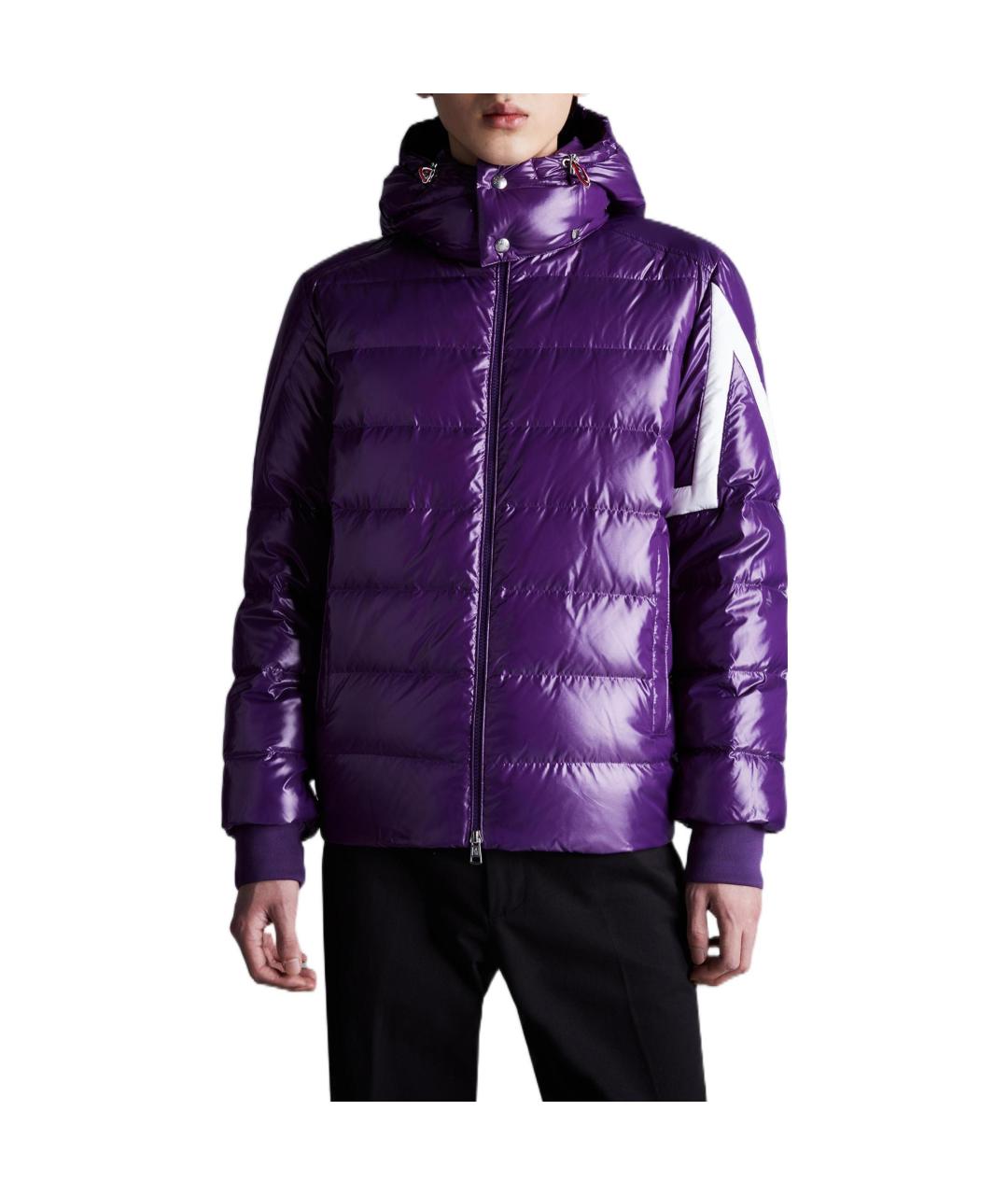 MONCLER Фиолетовый пуховик, фото 4