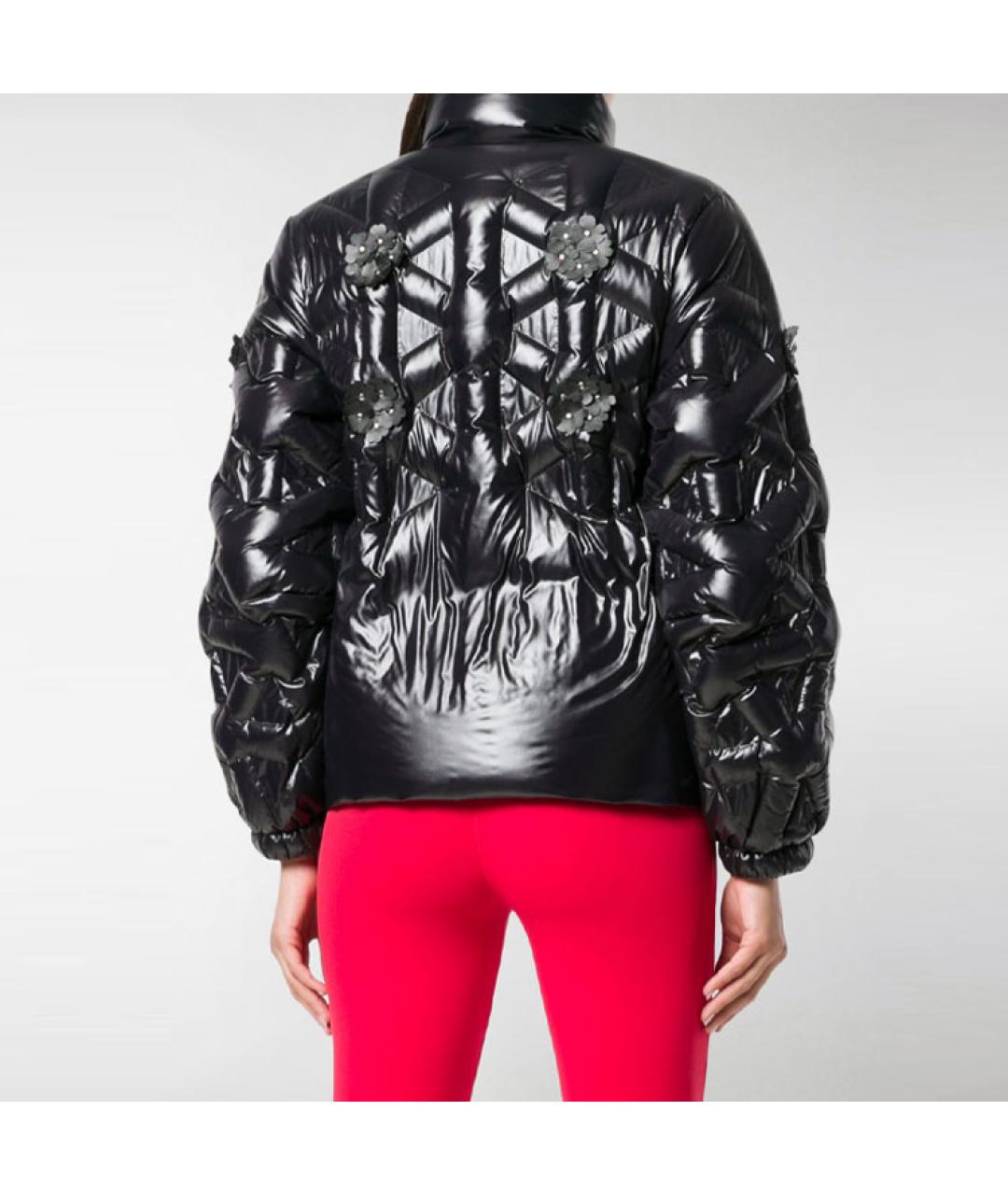 MONCLER Черная полиамидовая куртка, фото 3
