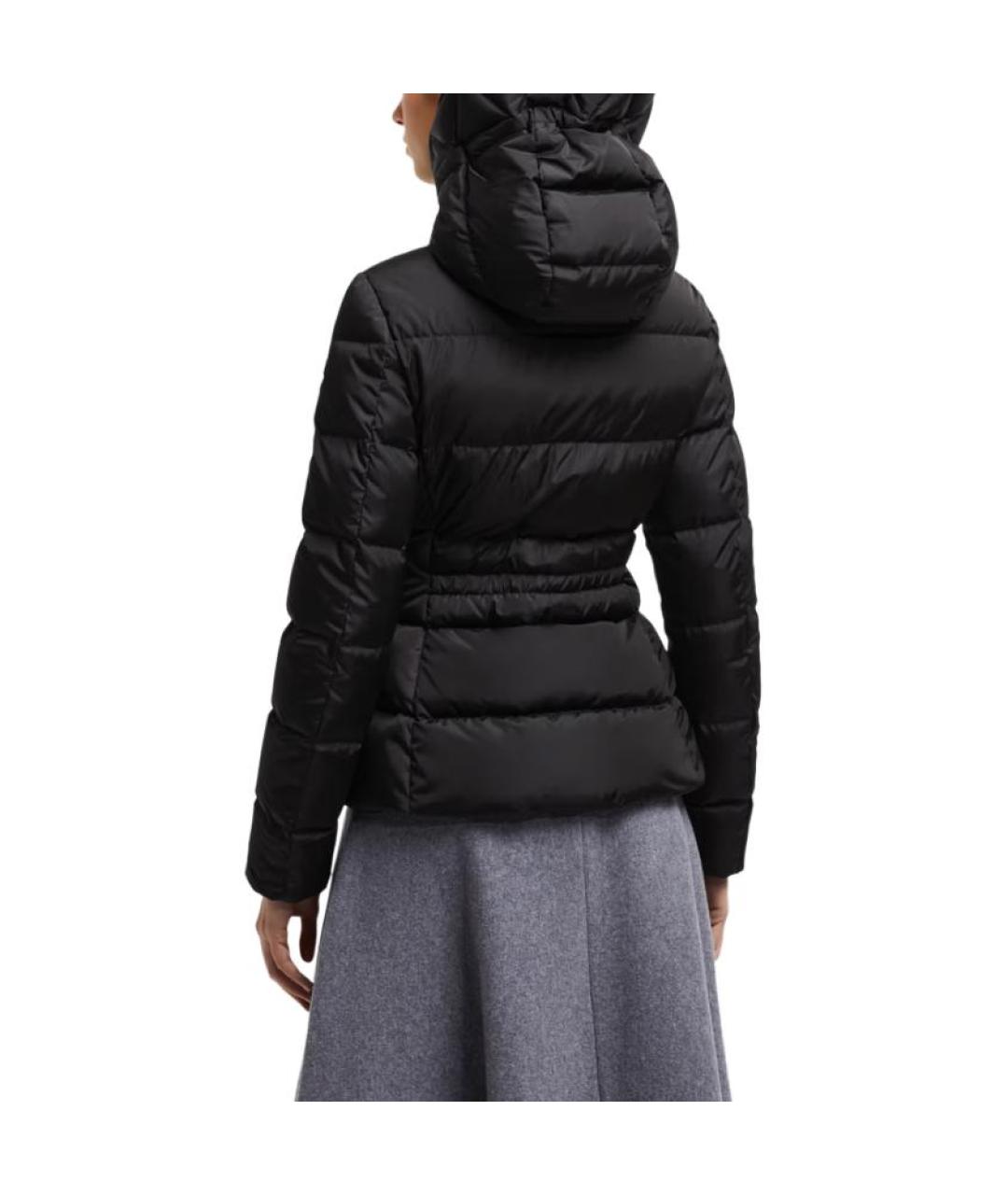 MONCLER Черная полиамидовая куртка, фото 6