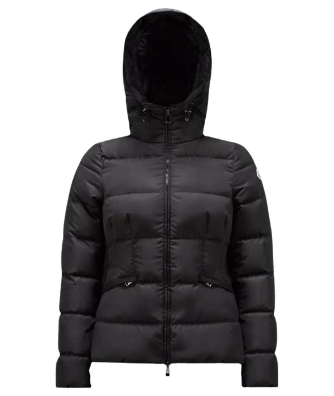 MONCLER Черная полиамидовая куртка, фото 1