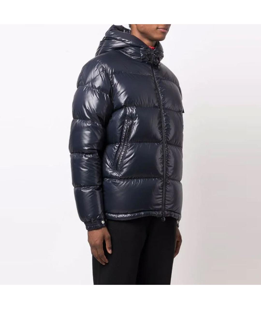 MONCLER Синяя полиамидовая куртка, фото 3