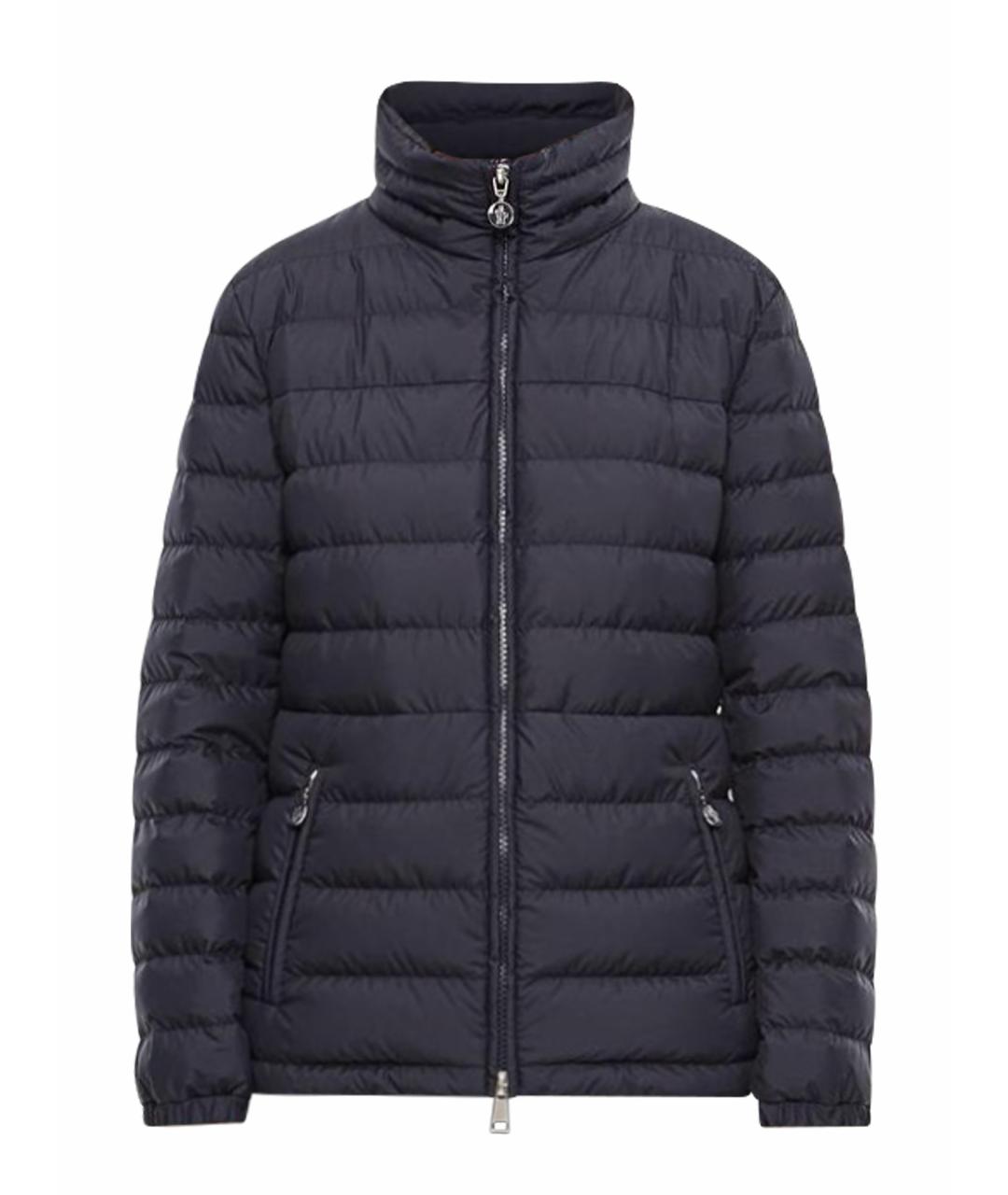 MONCLER Темно-синий пуховик, фото 6