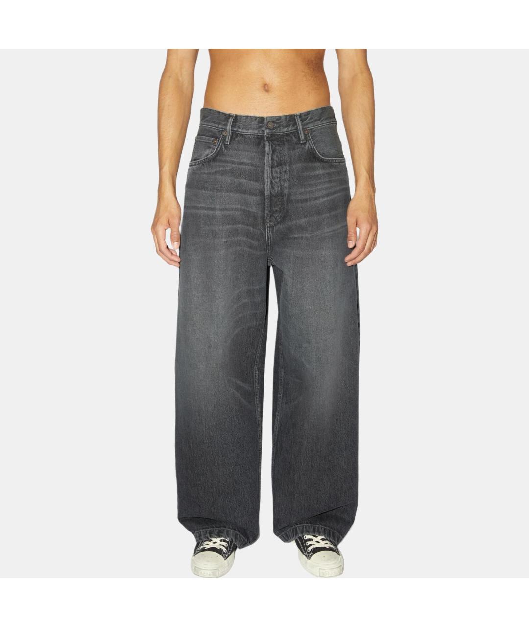 ACNE STUDIOS Серые прямые джинсы, фото 2