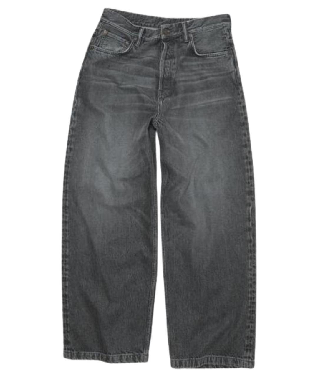 ACNE STUDIOS Серые прямые джинсы, фото 1