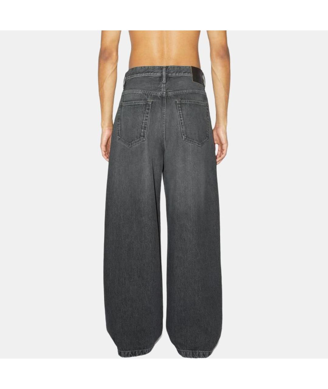 ACNE STUDIOS Серые прямые джинсы, фото 3