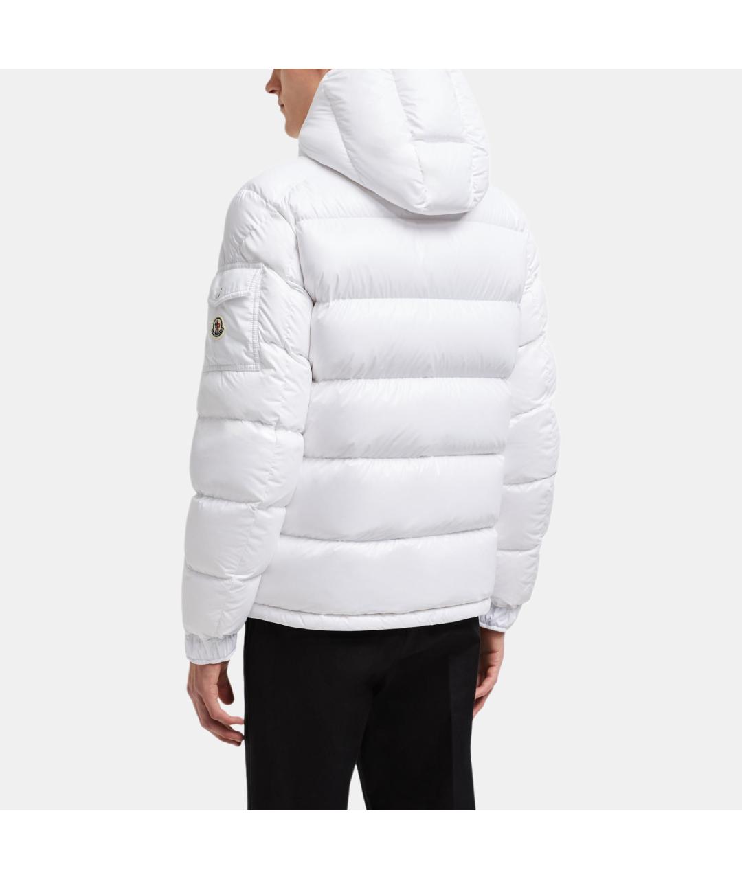 MONCLER Белый пуховик, фото 4