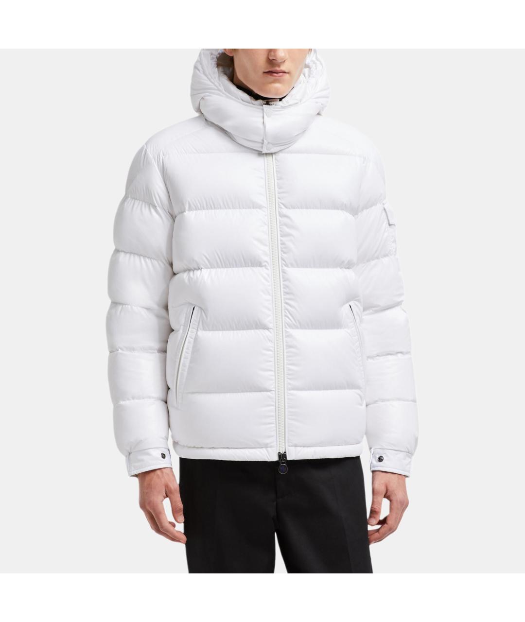 MONCLER Белый пуховик, фото 3
