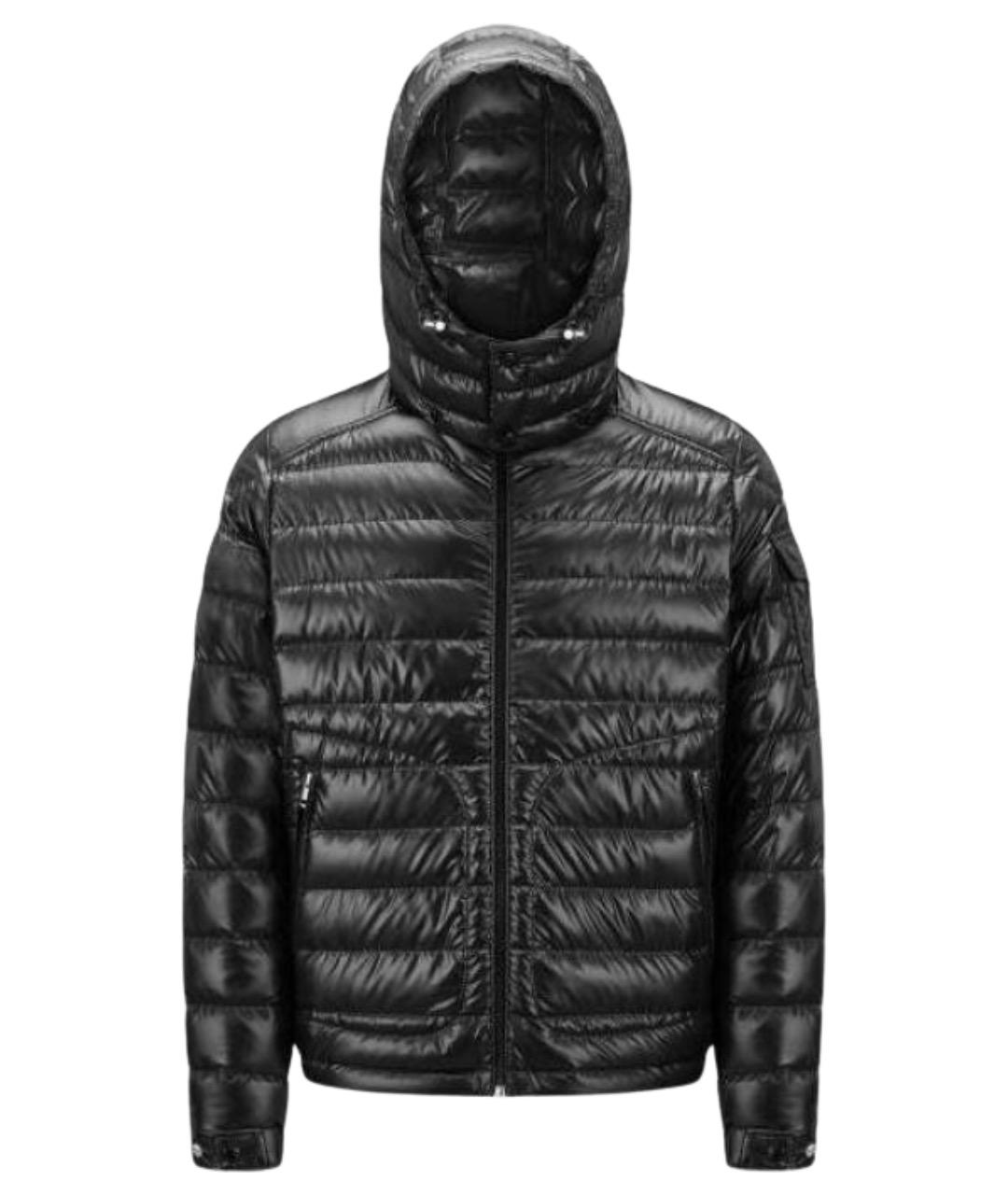 MONCLER Черный пуховик, фото 1