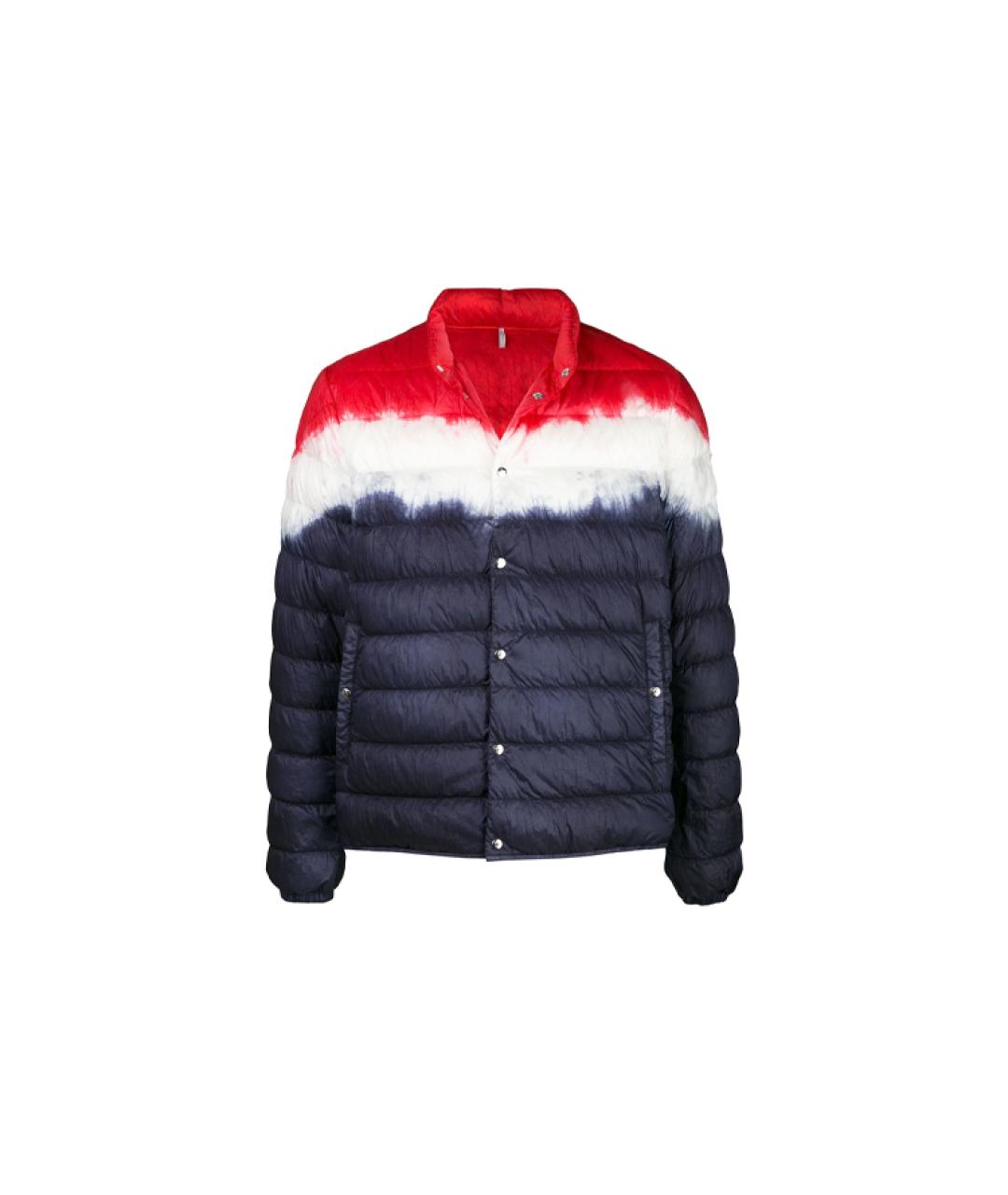 MONCLER Синий пуховик, фото 1