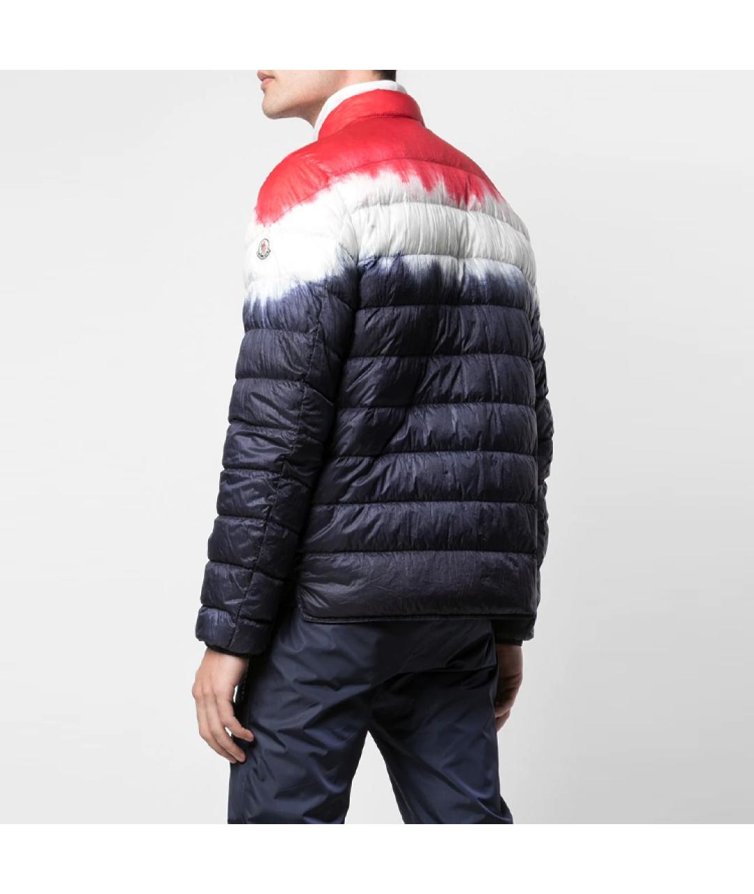 MONCLER Синий пуховик, фото 3