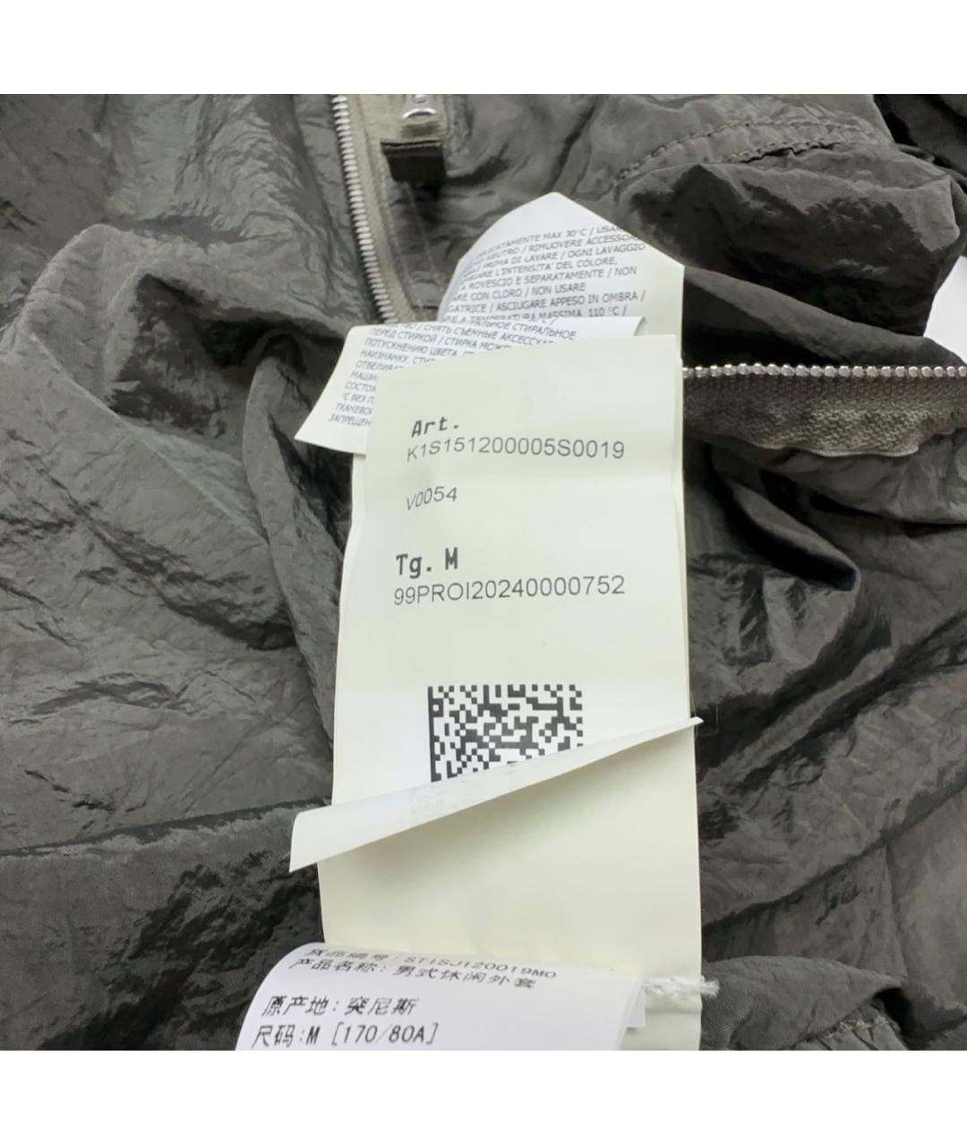 STONE ISLAND Серая кэжуал рубашка, фото 5