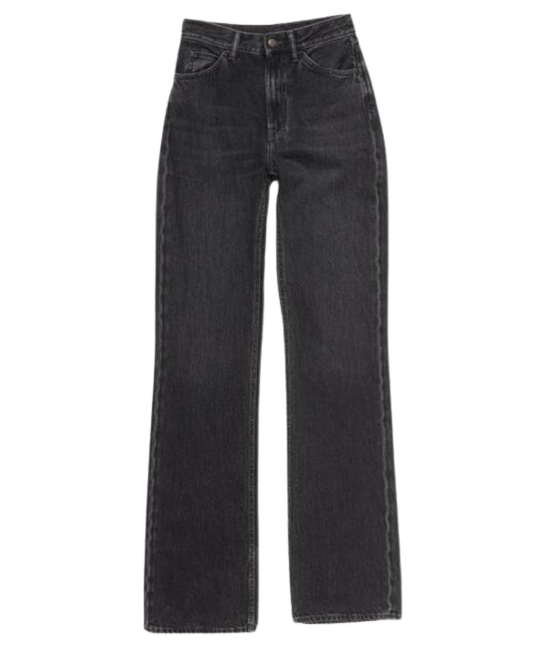 ACNE STUDIOS Черные прямые джинсы, фото 1