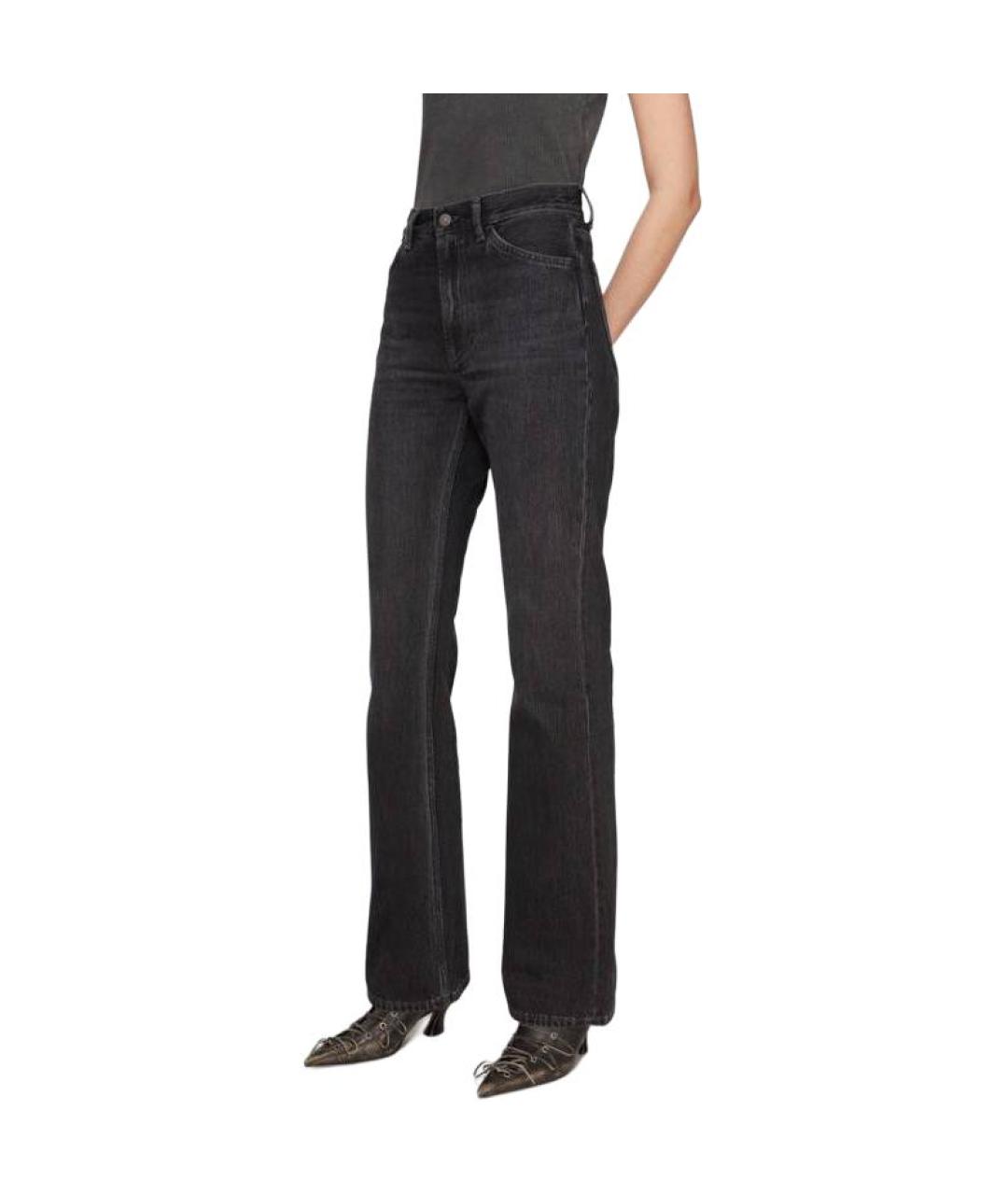 ACNE STUDIOS Черные прямые джинсы, фото 3