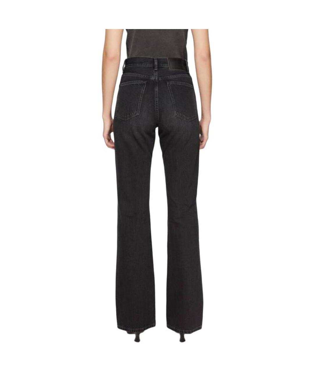 ACNE STUDIOS Черные прямые джинсы, фото 4