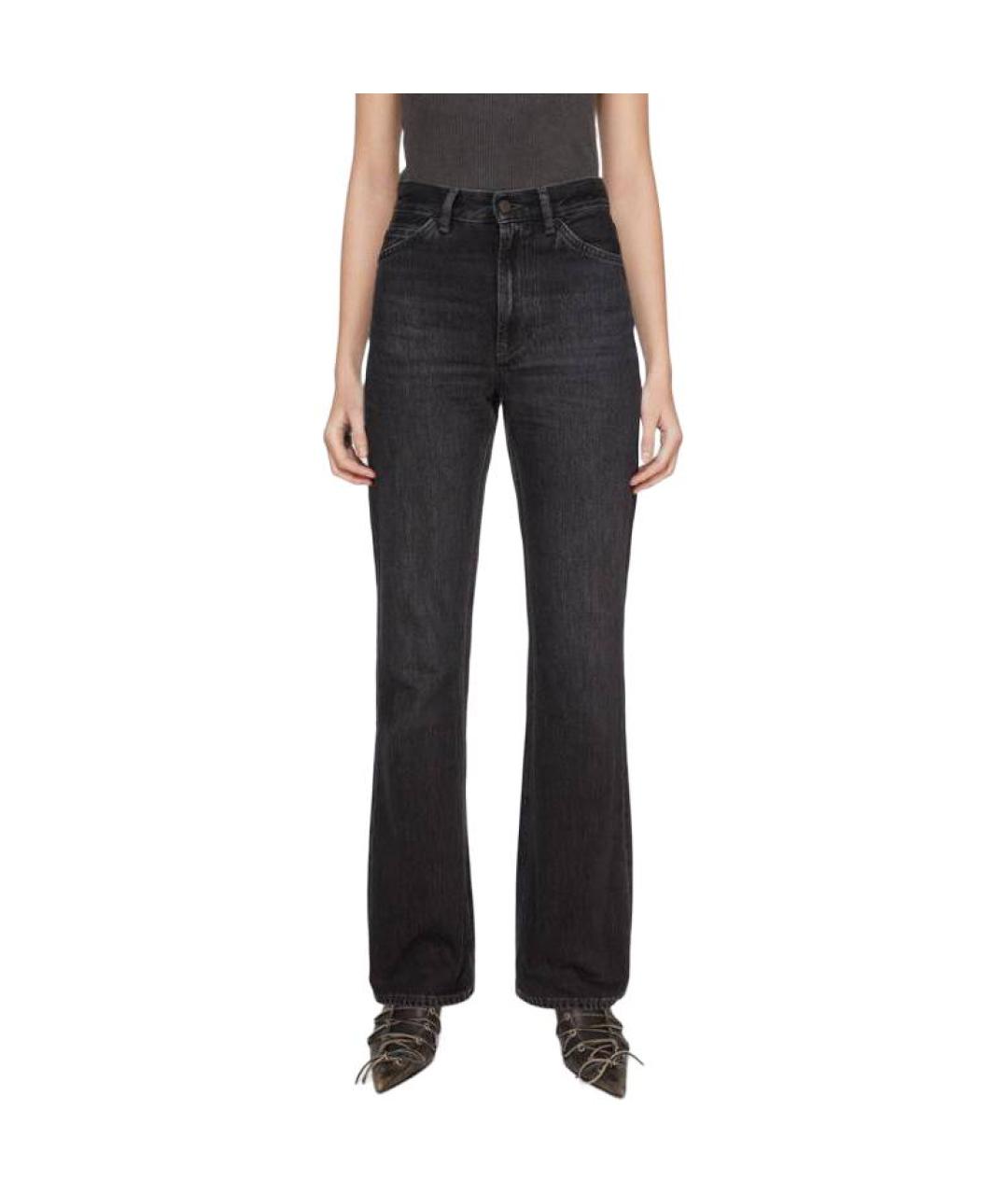 ACNE STUDIOS Черные прямые джинсы, фото 2