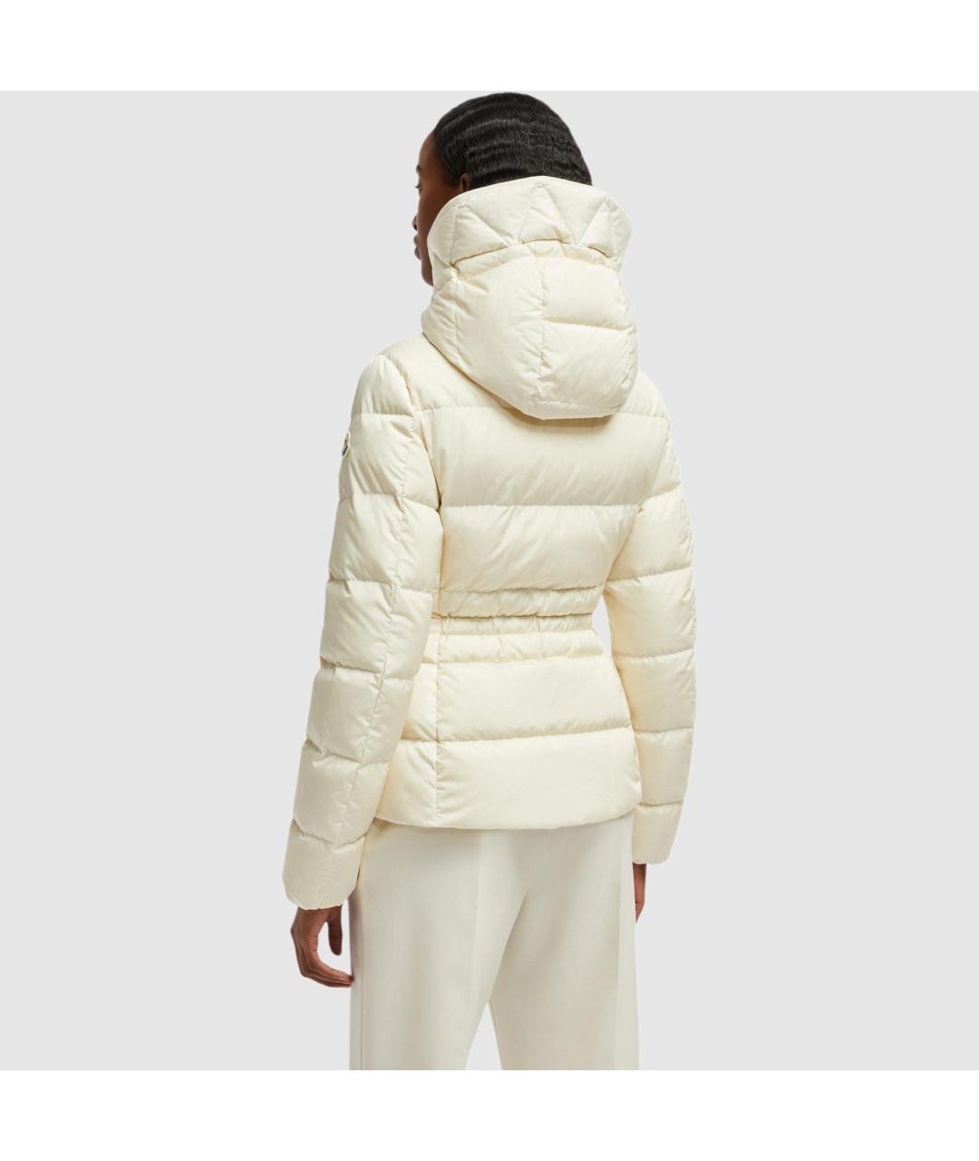 MONCLER Бежевый пуховик, фото 3