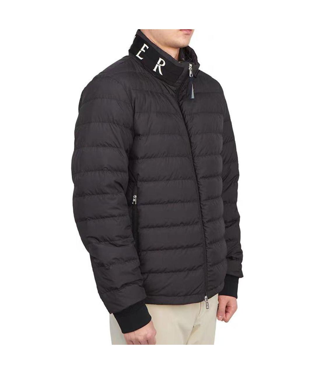 MONCLER Черный пуховик, фото 6