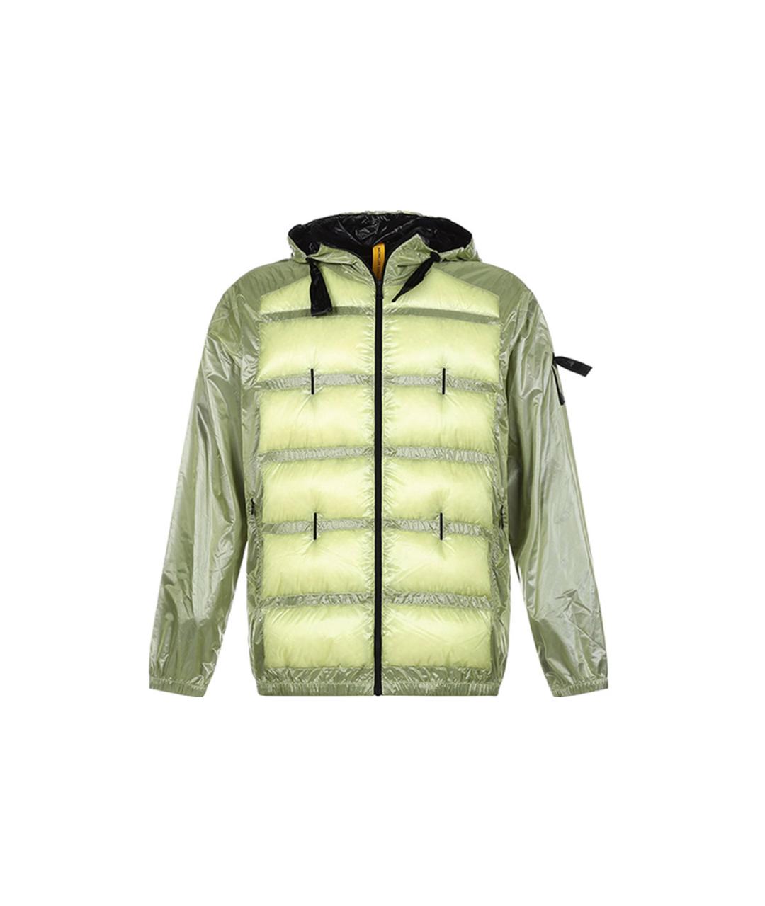 MONCLER Зеленый пуховик, фото 1