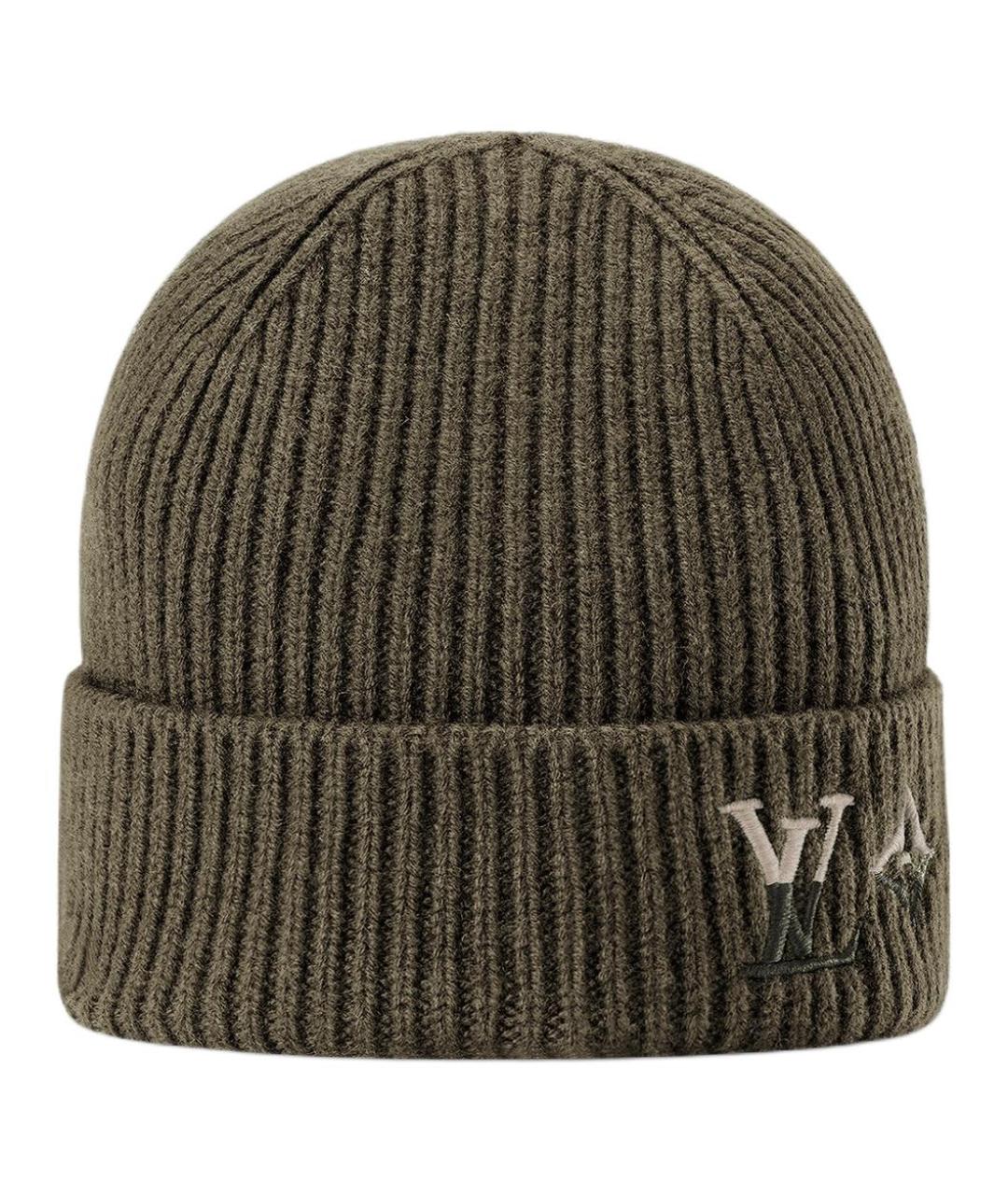LOUIS VUITTON Зеленая шапка, фото 2