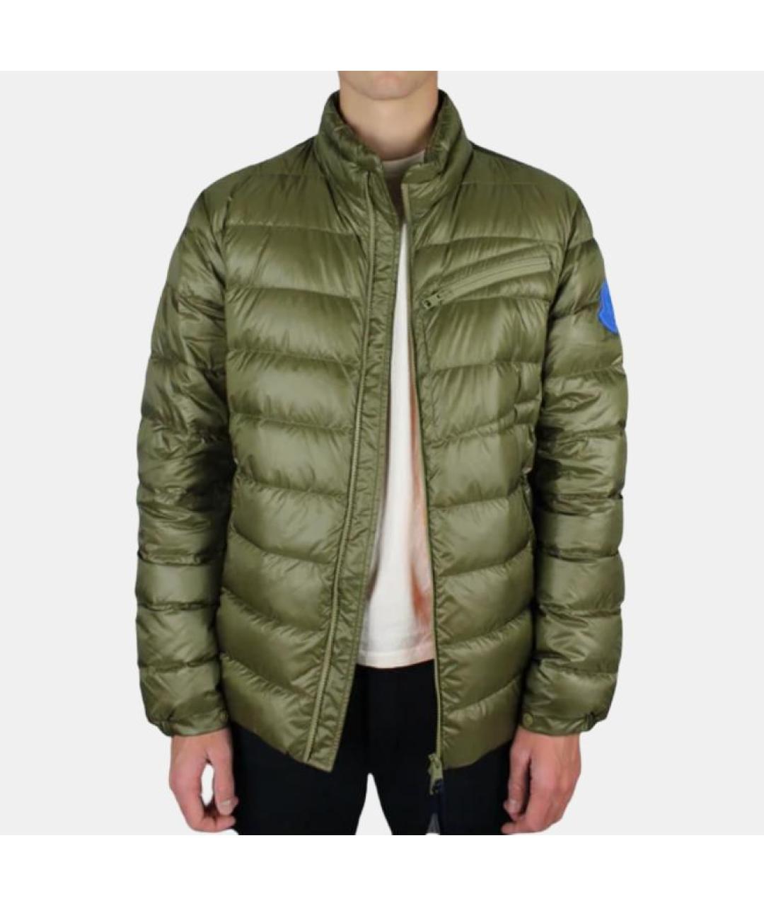 MONCLER Хаки пуховик, фото 3