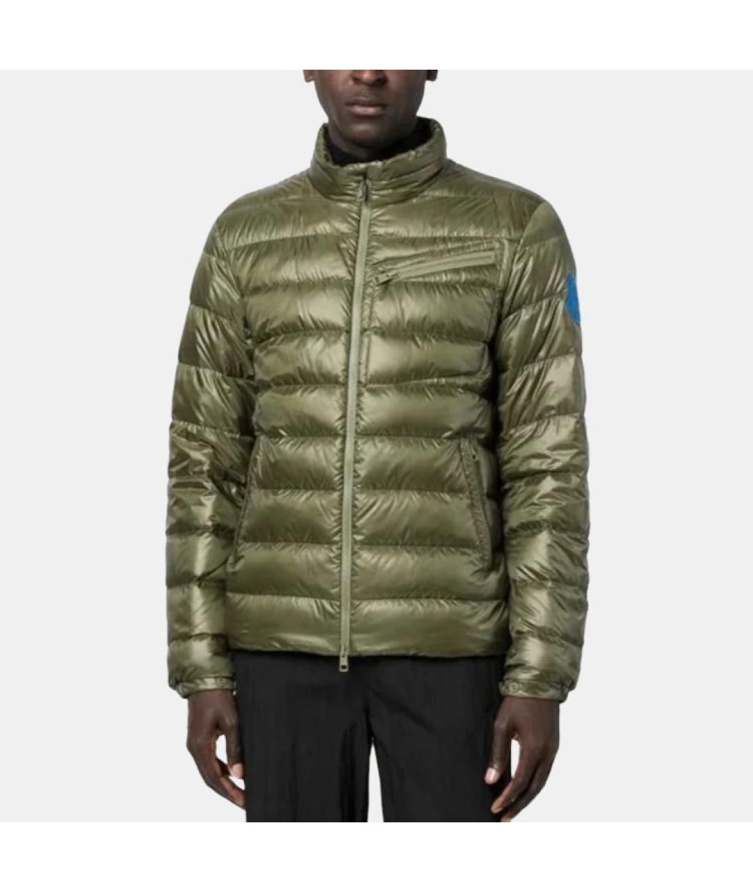MONCLER Хаки пуховик, фото 5