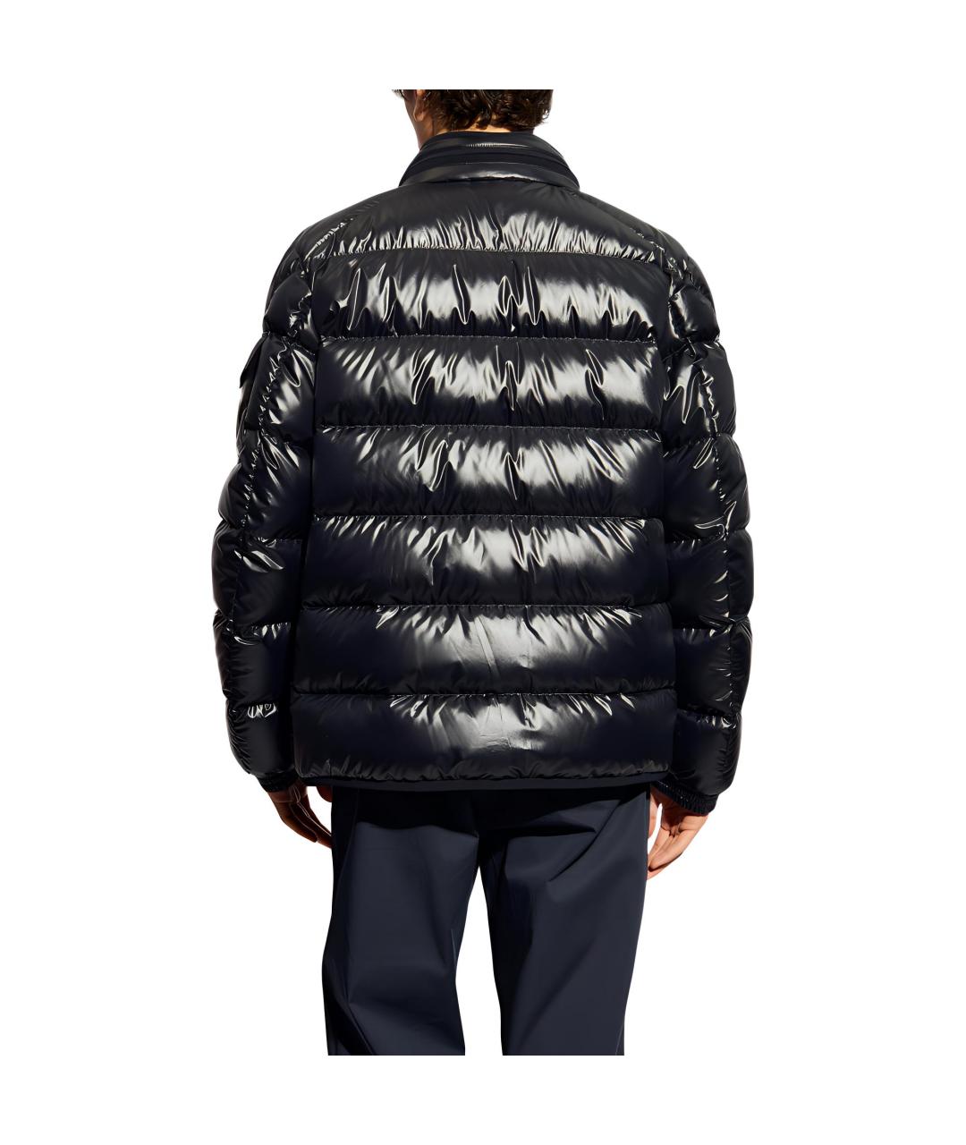 MONCLER Синий пуховик, фото 4
