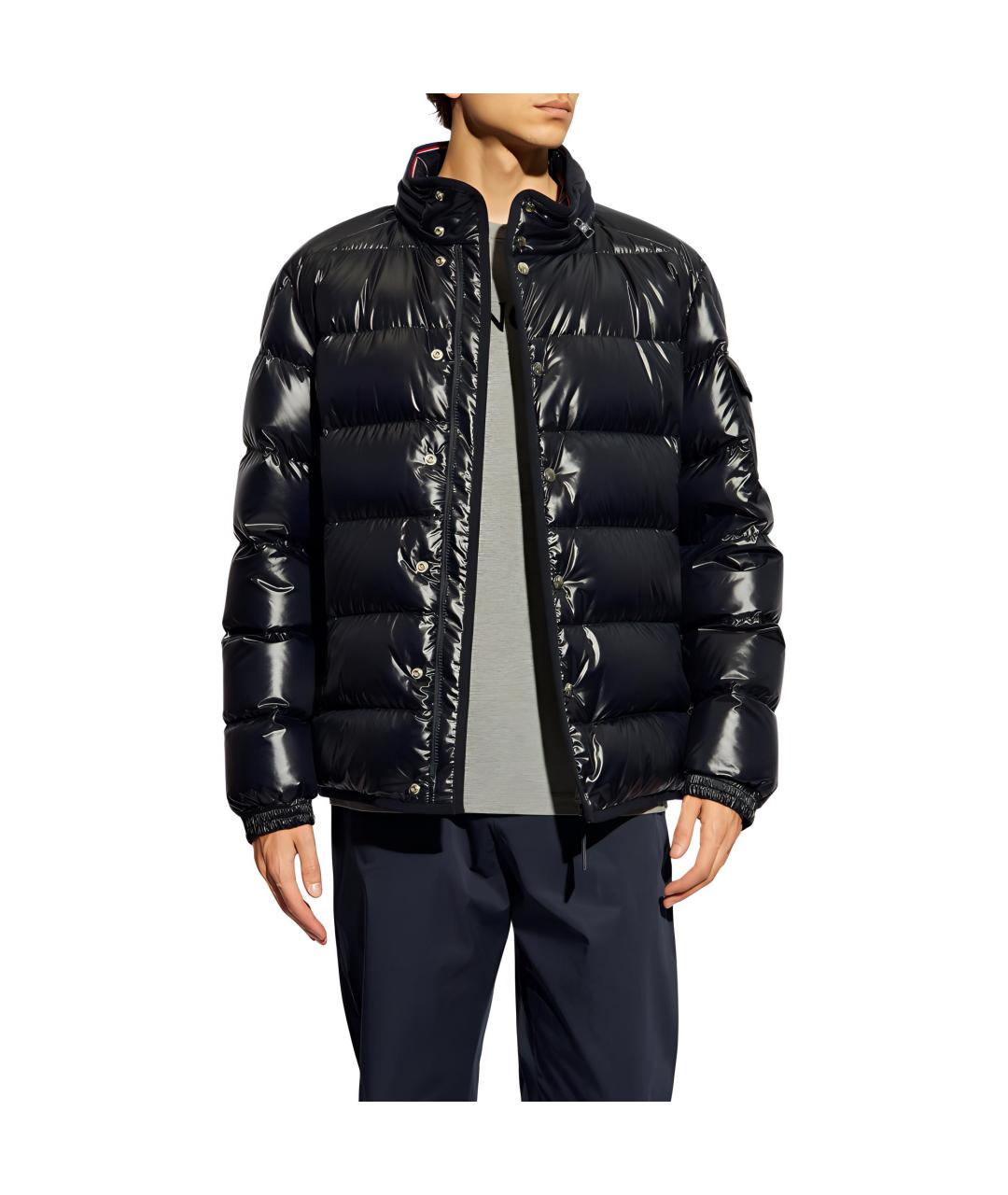 MONCLER Синий пуховик, фото 5