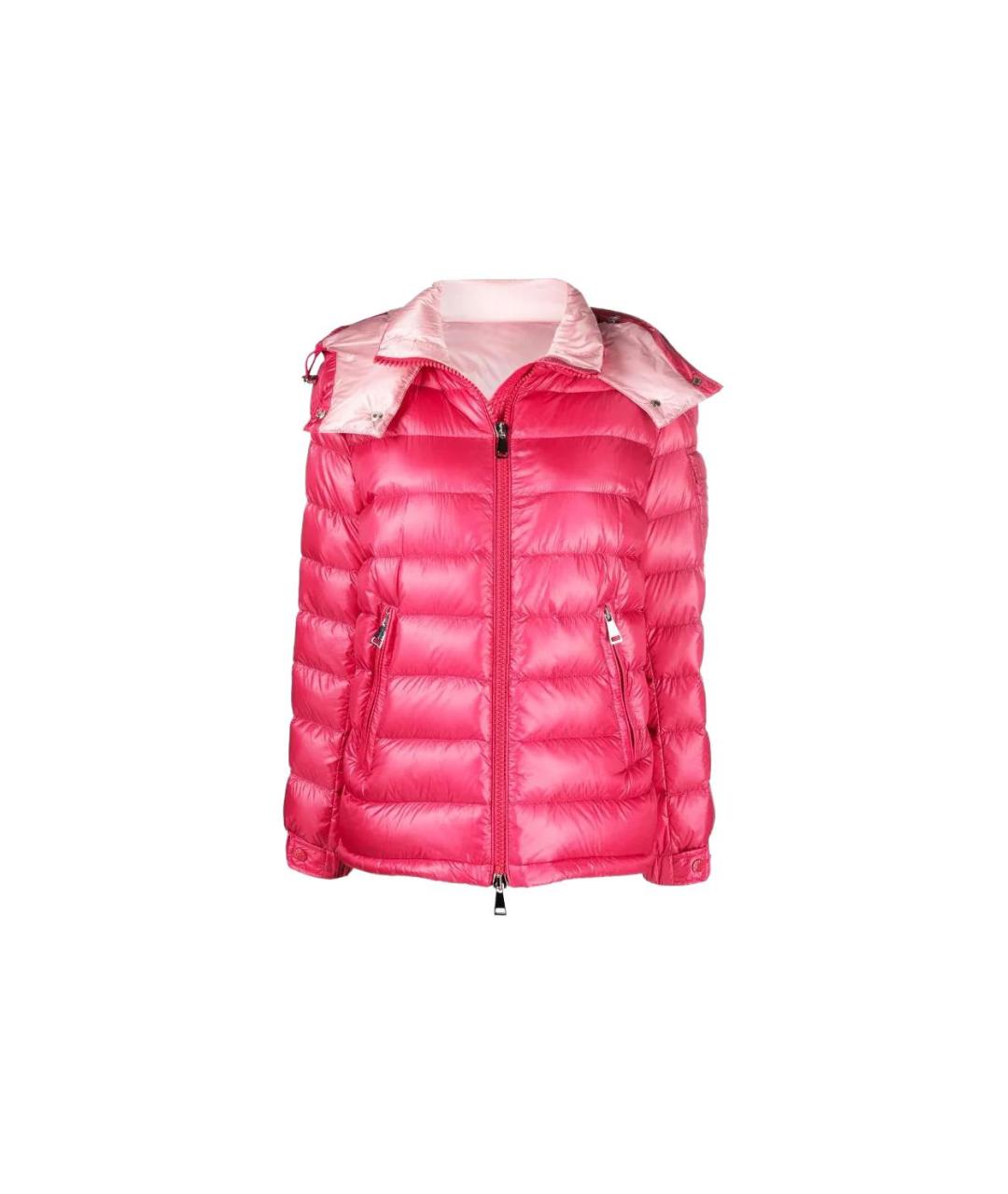 MONCLER Красный пуховик, фото 1