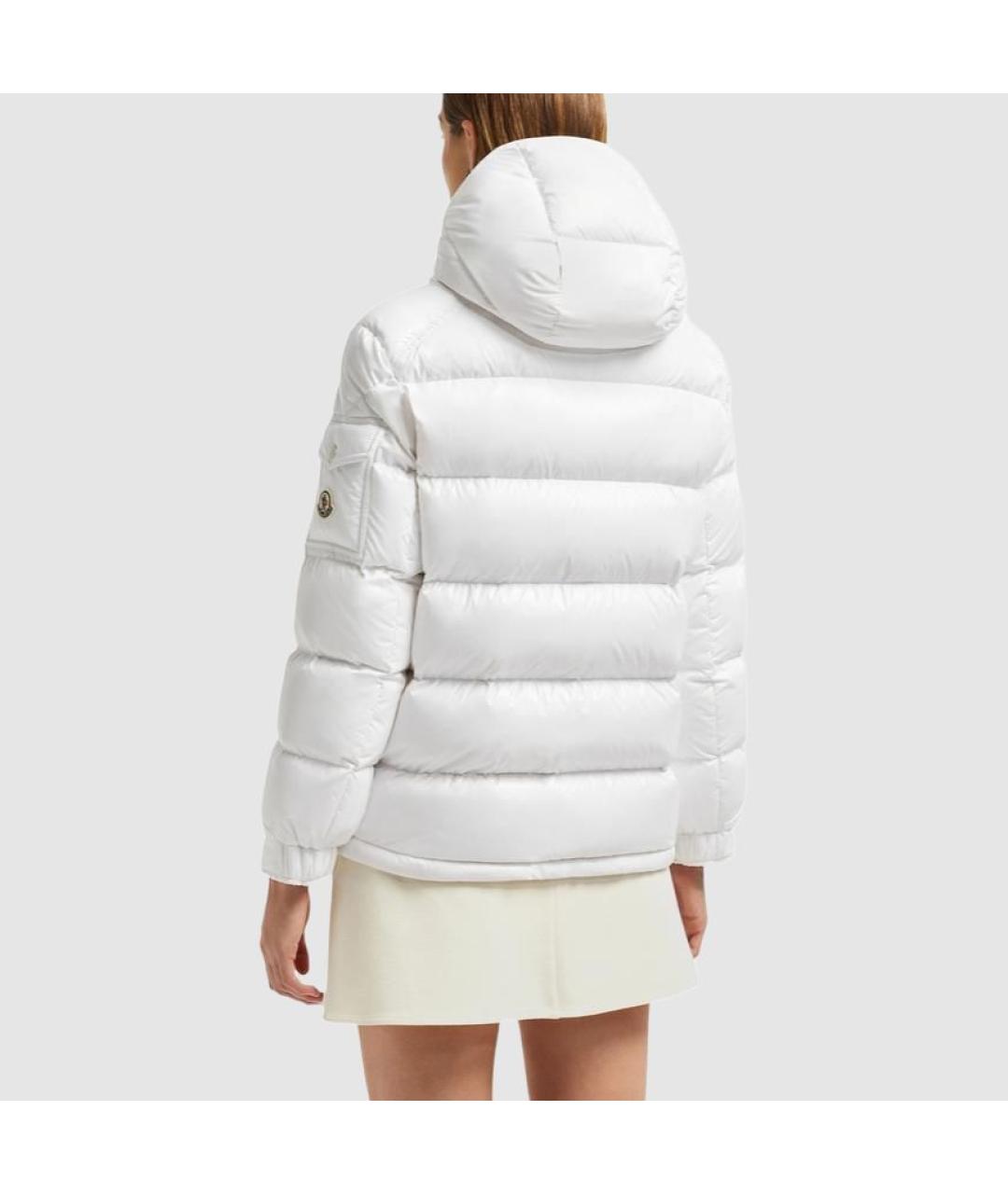 MONCLER Белый пуховик, фото 4